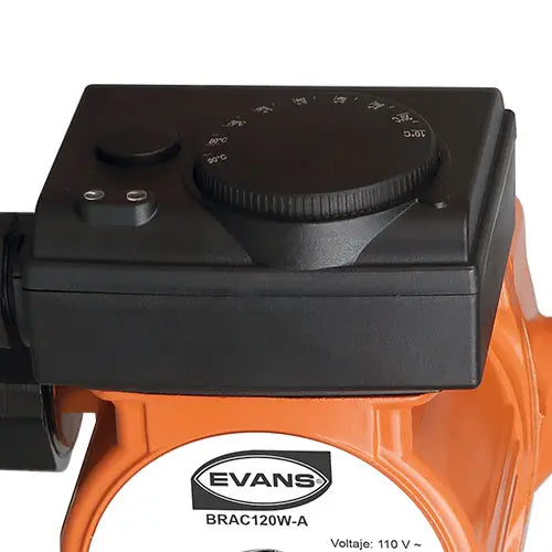 Recirculadora automática de 120W 0.16 HP 115 V monofásico Marca EVANS. Modelo: BRAC120W-A