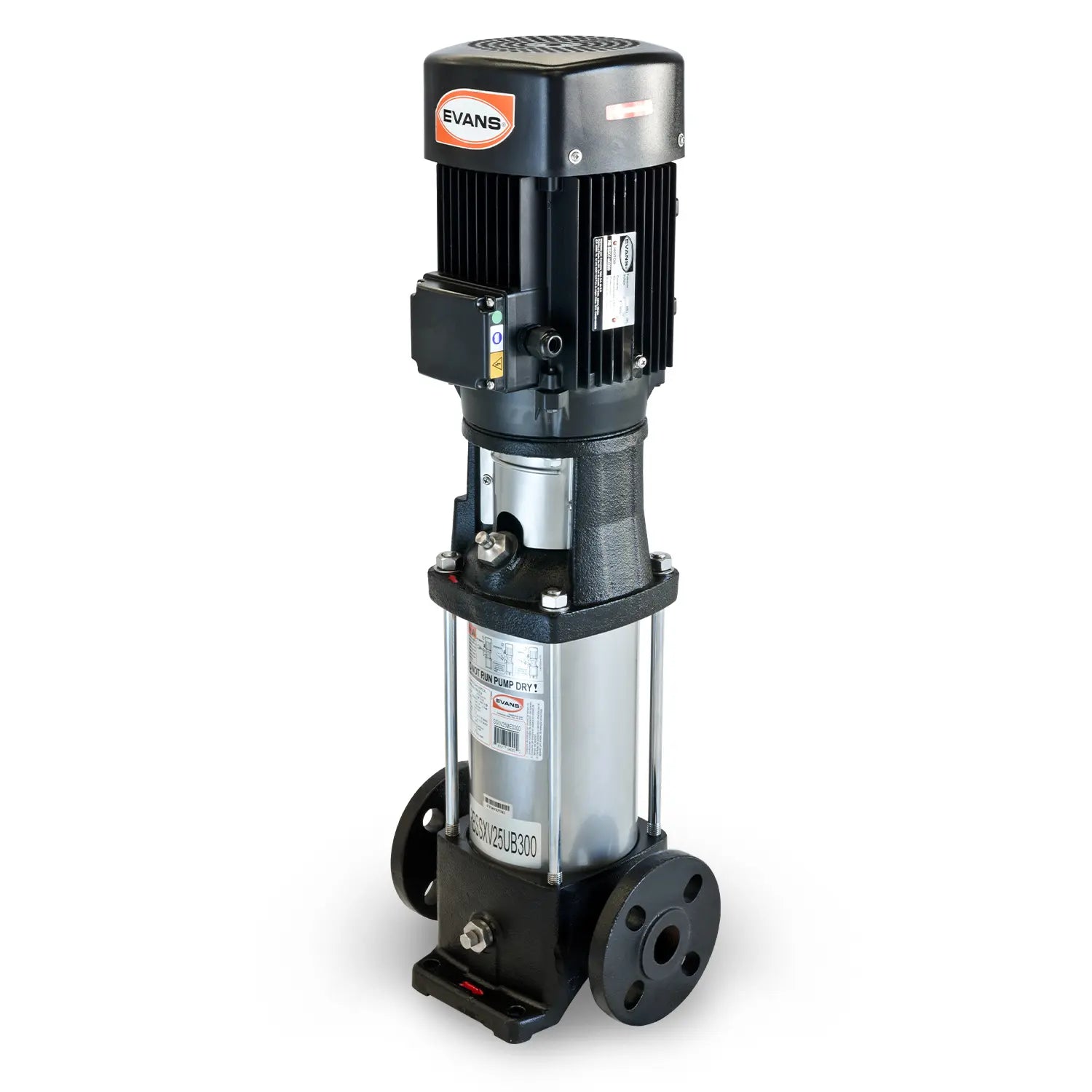Vertical Multietapas 3hp 220 V monofásico Marca EVANS. Modelo: SSXV25ME300