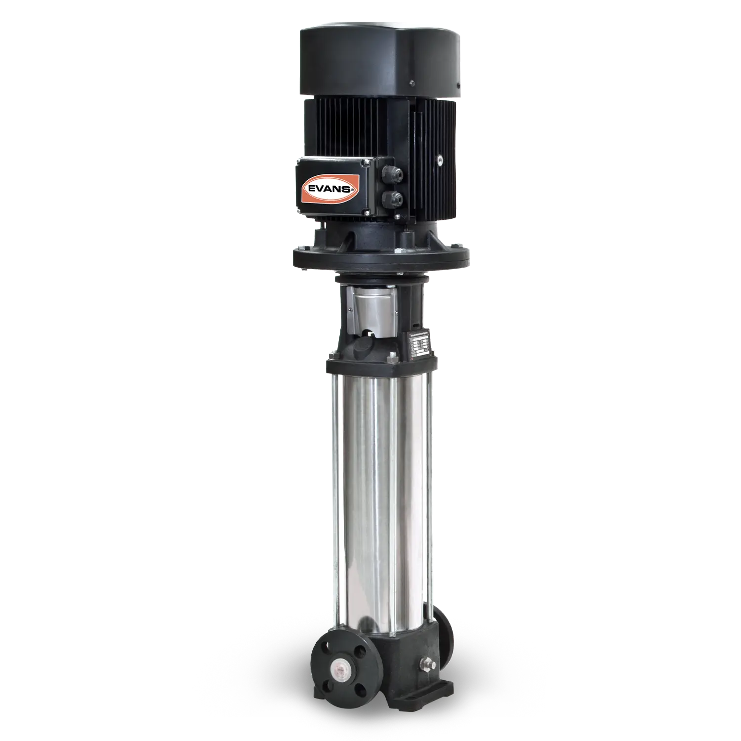 Bomba multietapas 40 HP 1830 LPM 220/440 V trifásico Marca EVANS. Modelo: SSXV300ME4000