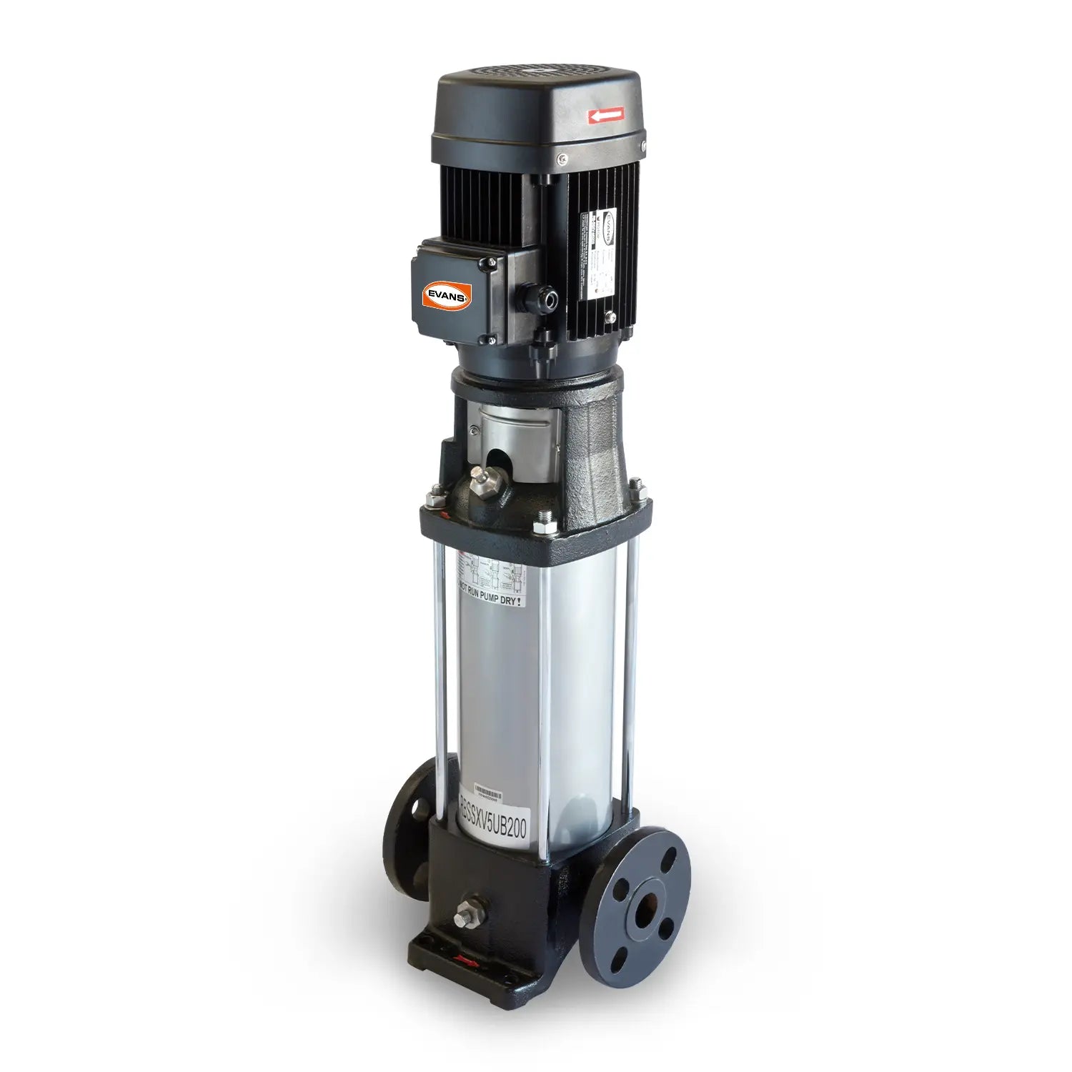 Bomba multietapas 1 HP 75 LPM 115/220 V monofásico 50 m Marca EVANS. Modelo: SSXV5ME100