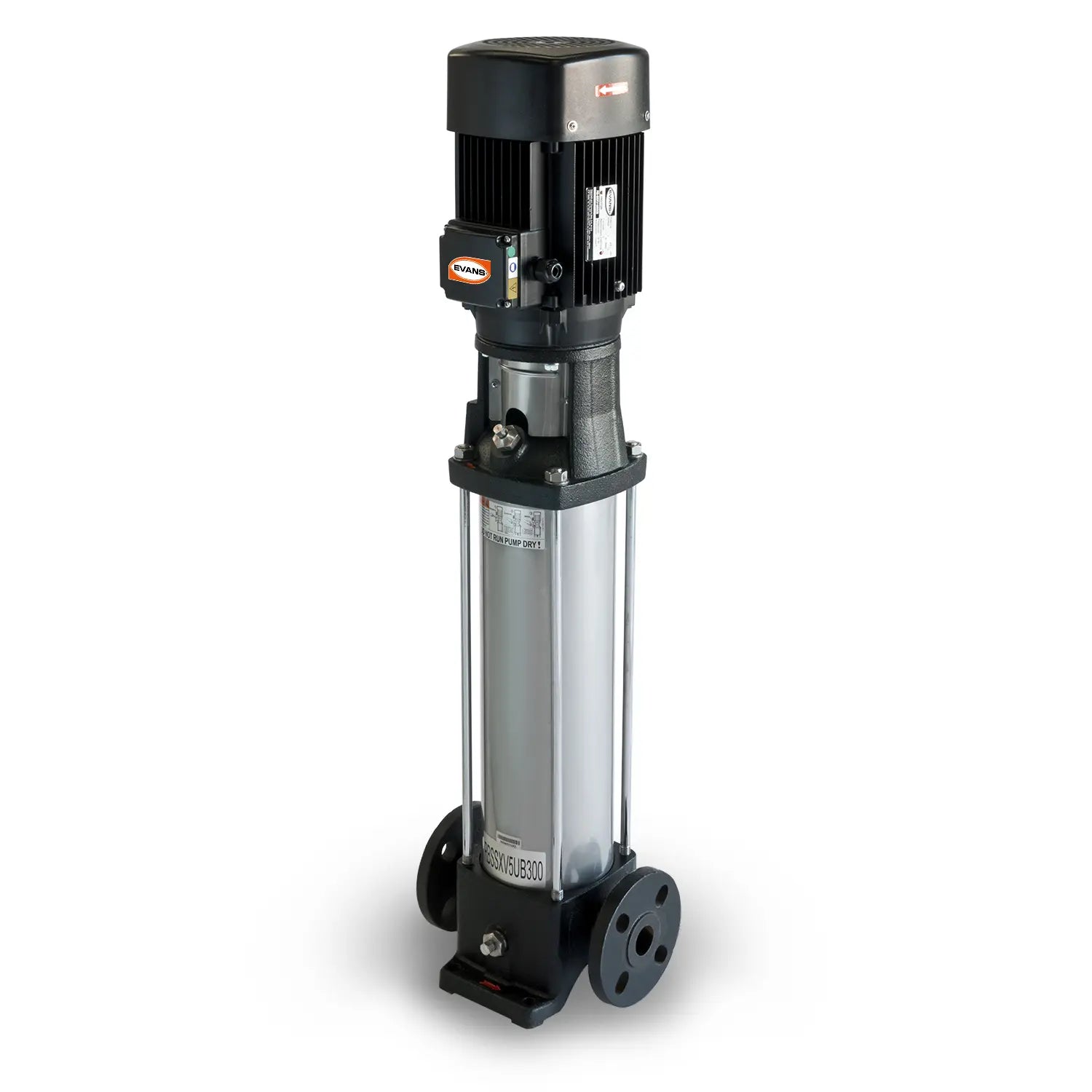 Bomba multietapas 3 HP 75 LPM 220 V monifásico Marca EVANS. Modelo: SSXV5ME300