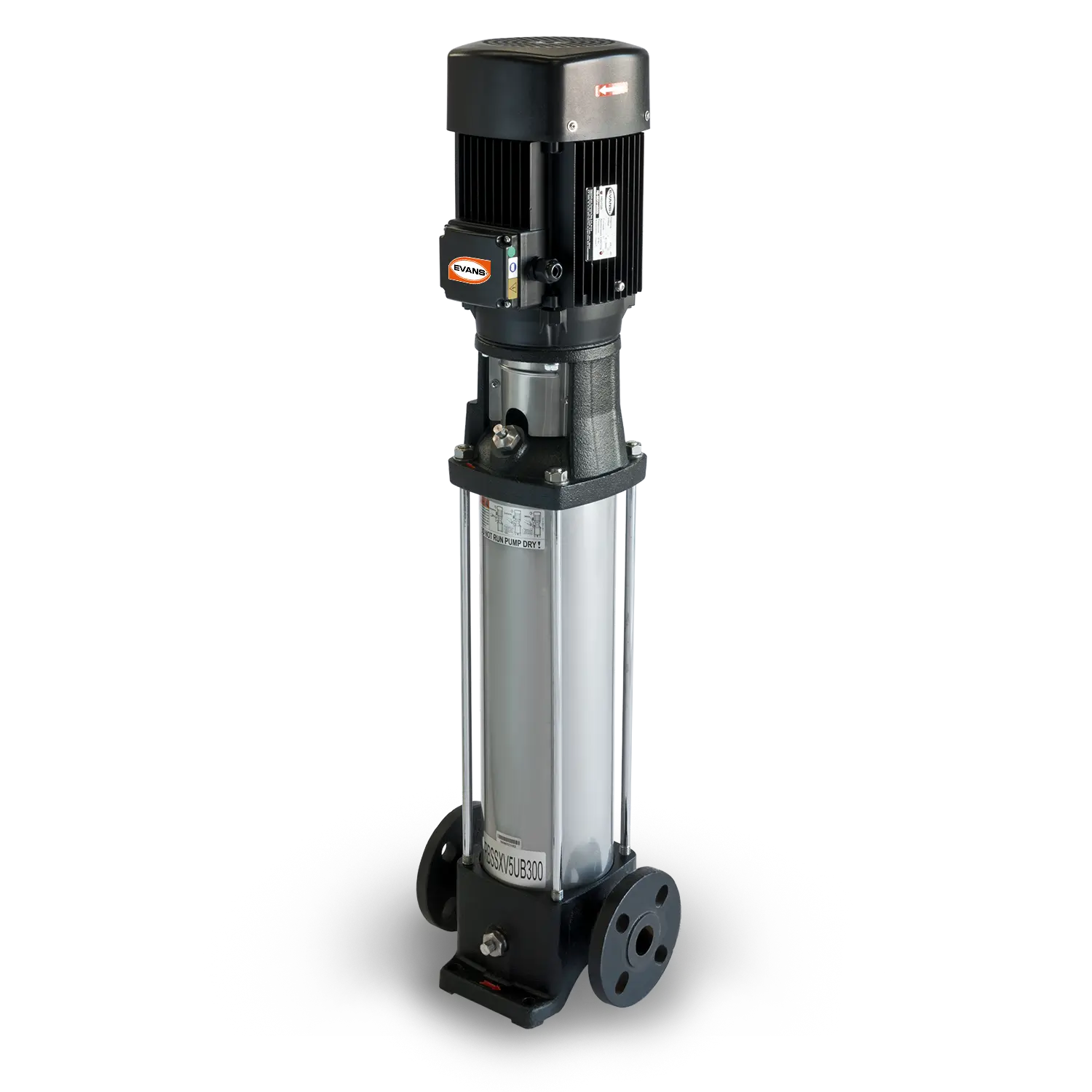Bomba multietapas 3 HP 75 LPM 220 V monifásico Marca EVANS. Modelo: SSXV5ME300