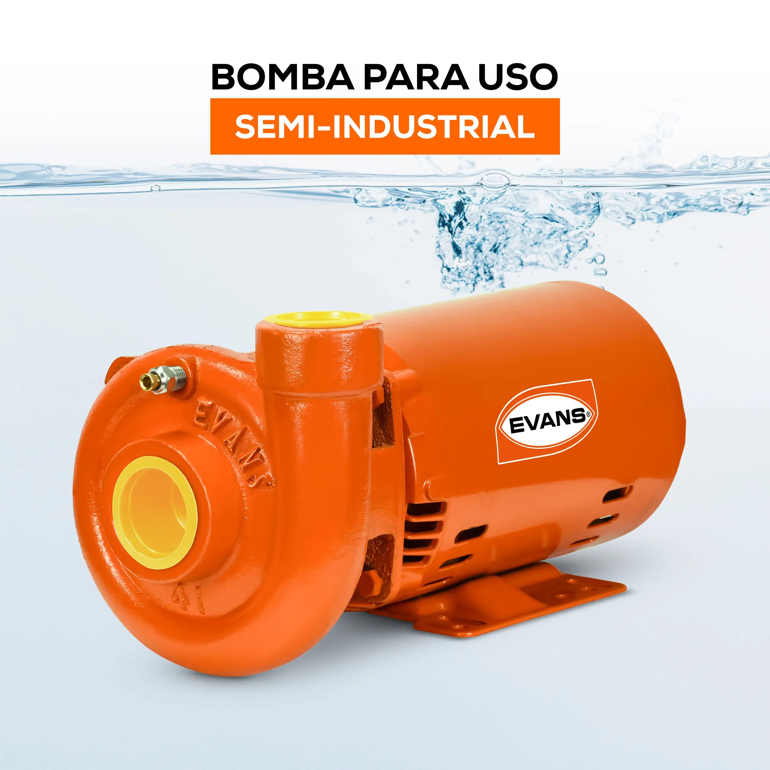 Bomba centrífuga 2 HP 220/440 V trifásico Marca EVANS. Modelo: 4IME0200A