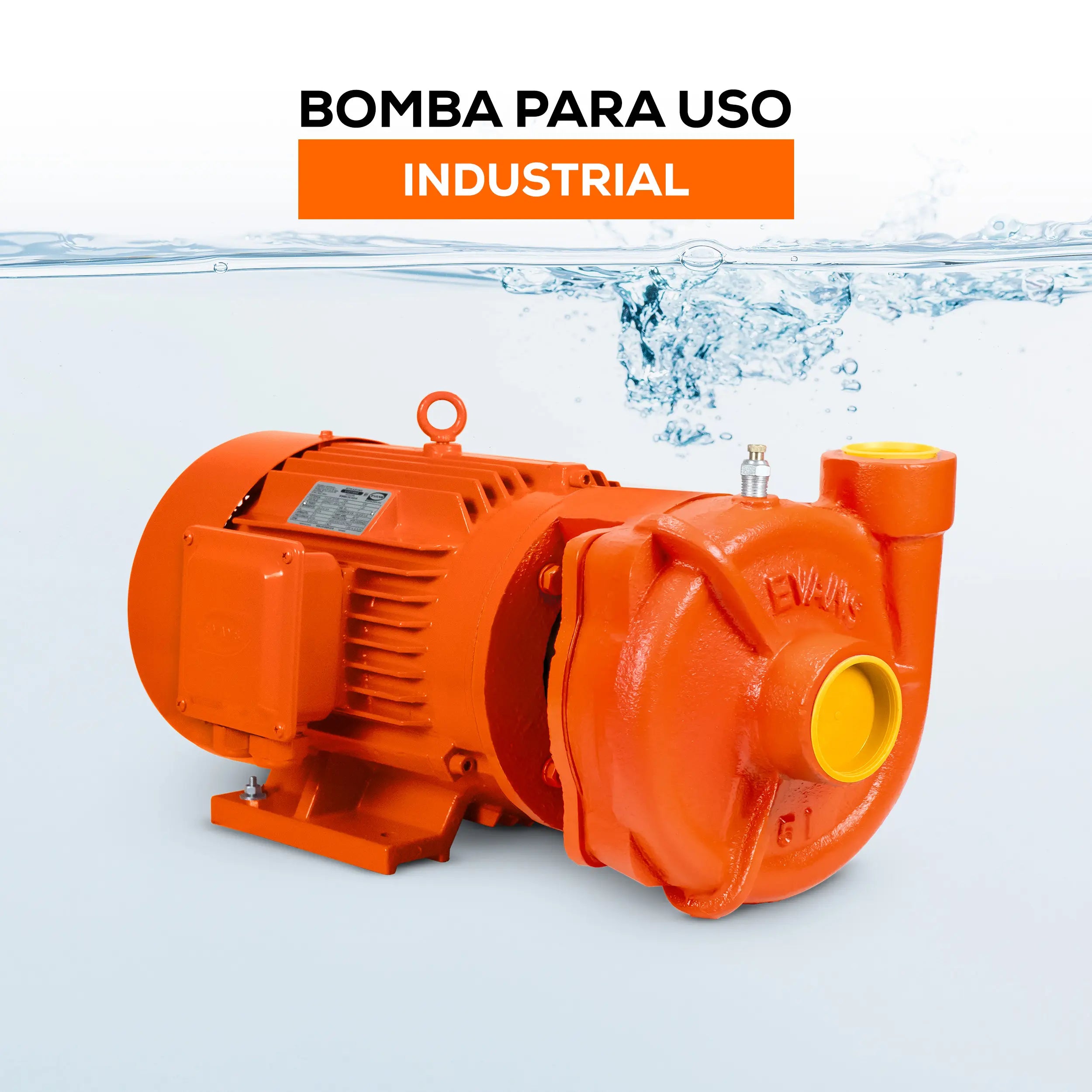 Bomba centrífuga 5 HP 823 LPM 220/440 V trifásico Marca EVANS. Modelo: 5IME0500