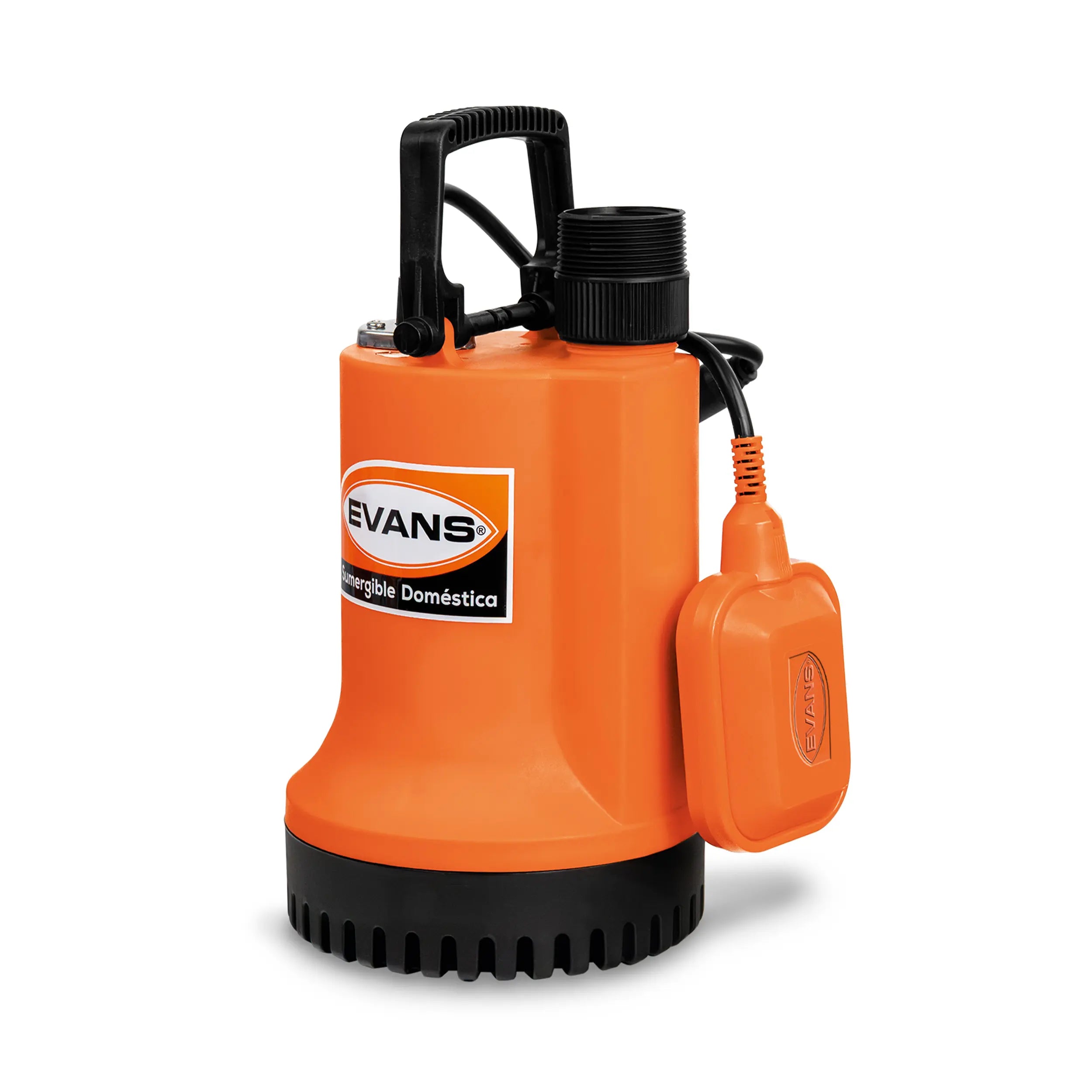 Bomba sumergible para cisterna 1/2 HP 133 LPM 115 V monofásico Marca EVANS. Modelo: SLA2ME050