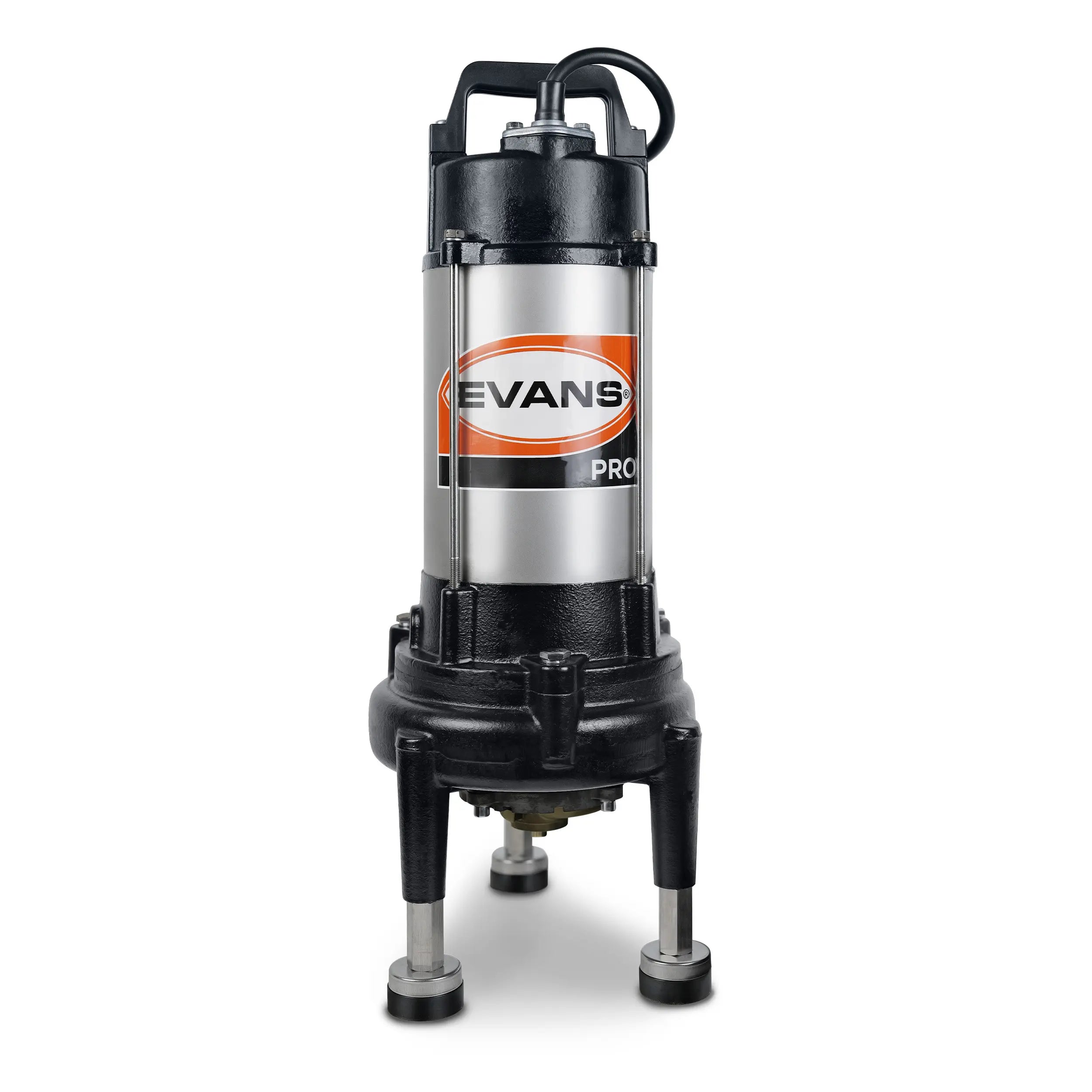 Bomba sumergible para aguas residuales 2 HP 385 LPM 220 V trifásico Marca EVANS. Modelo: STC2ME0200G