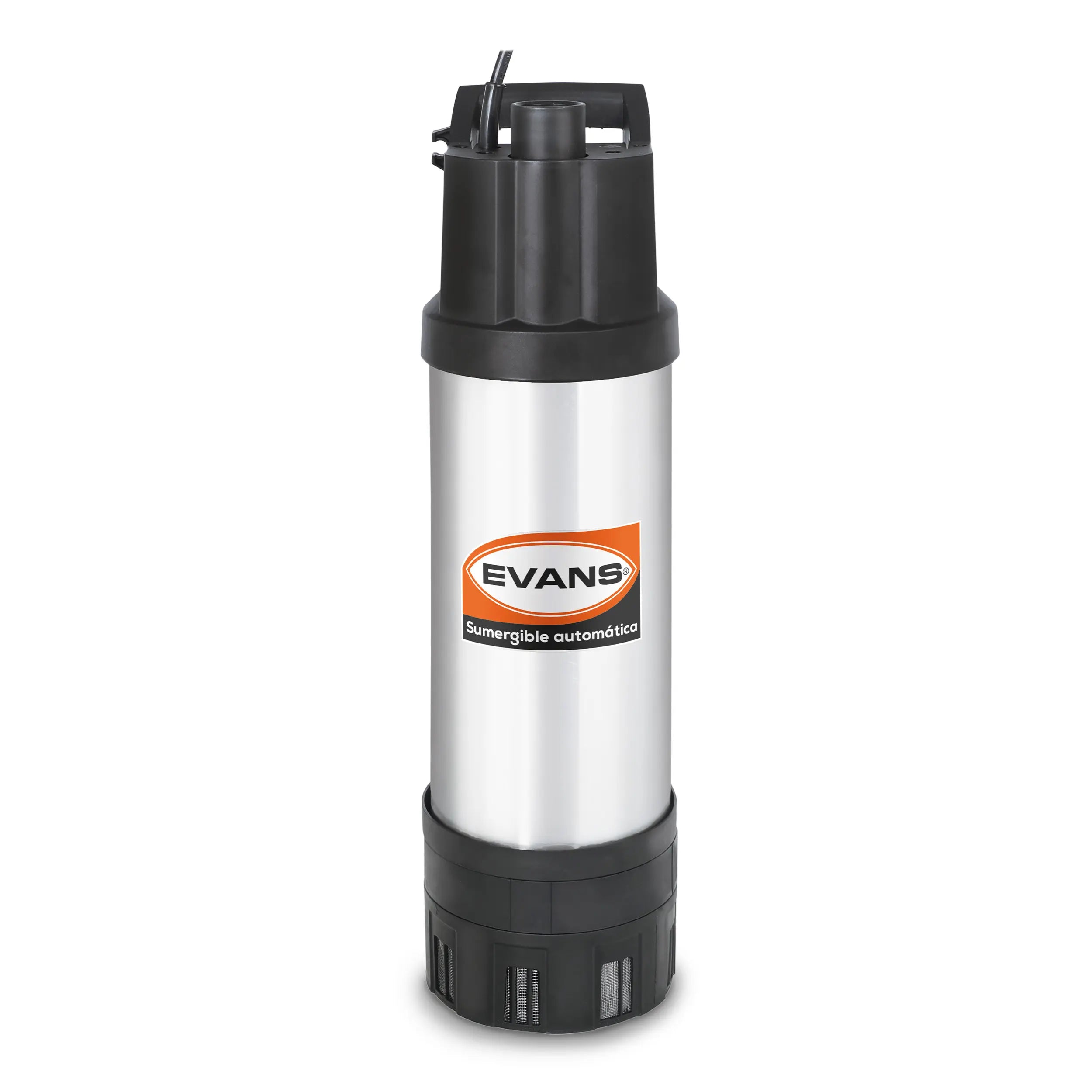 Sumergible automática 1 Hp 127V 90 LPM monofásico Marca EVANS. Modelo: SUM4ME100F-A