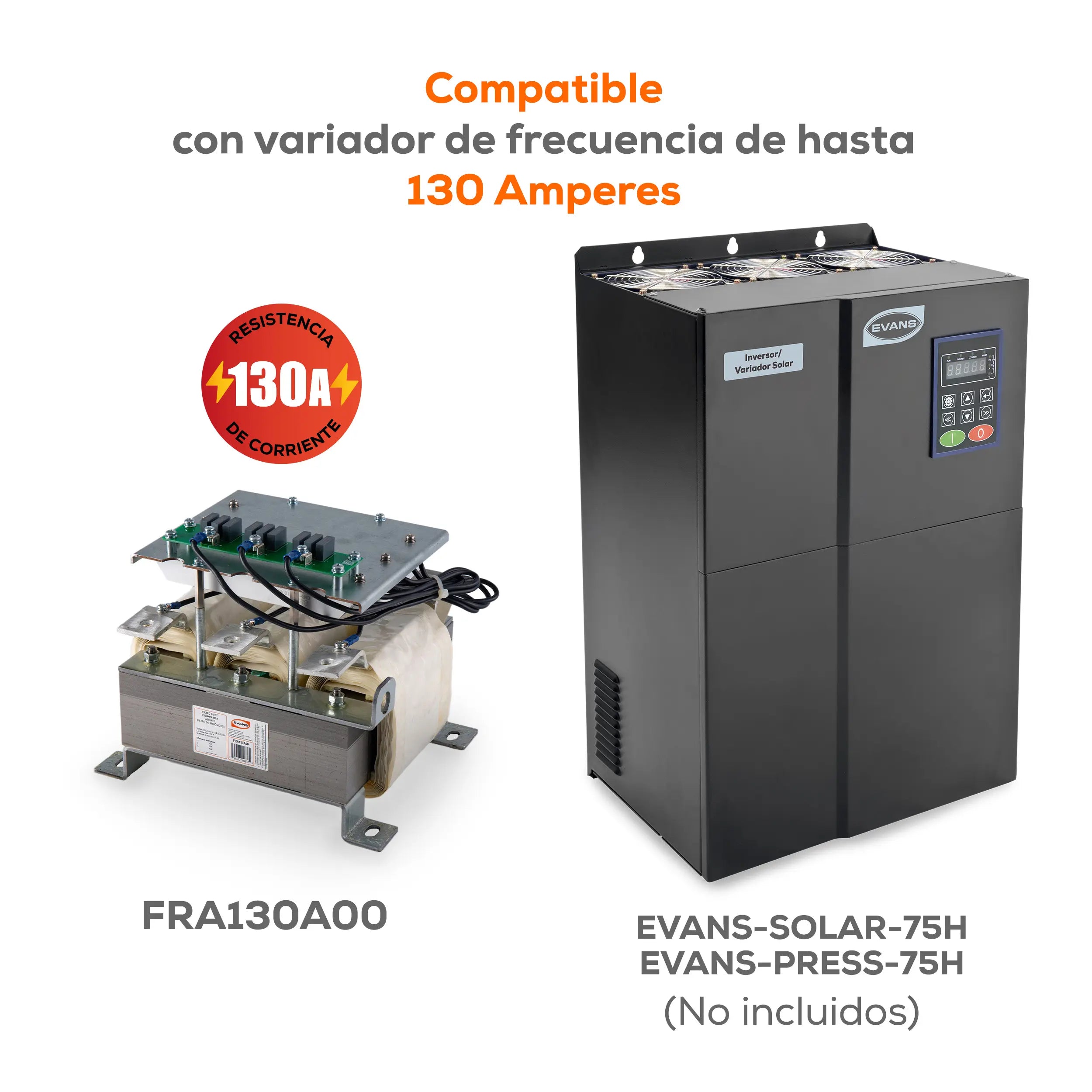 Filtro reductor armonicos 130A Marca EVANS. Modelo: FRA130A00
