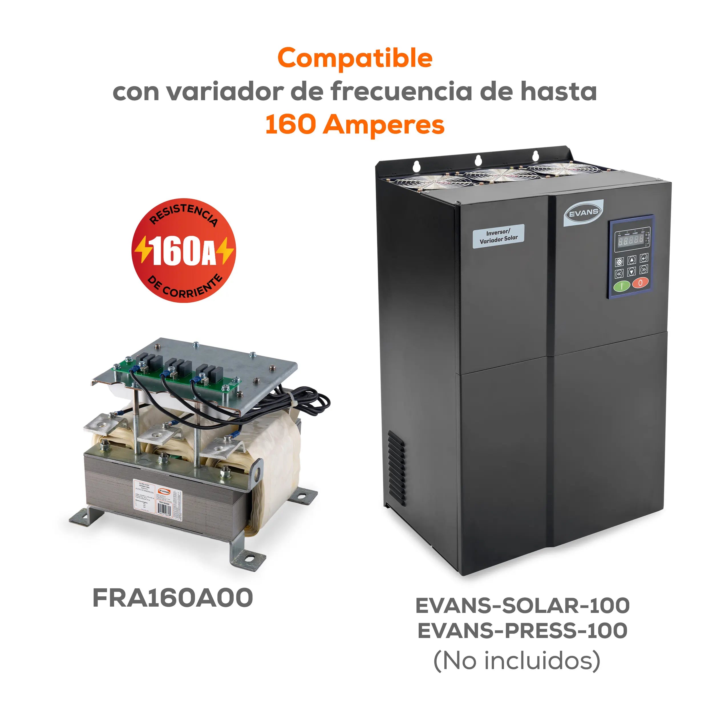 Filtro reductor armonicos 160A Marca EVANS. Modelo: FRA160A00