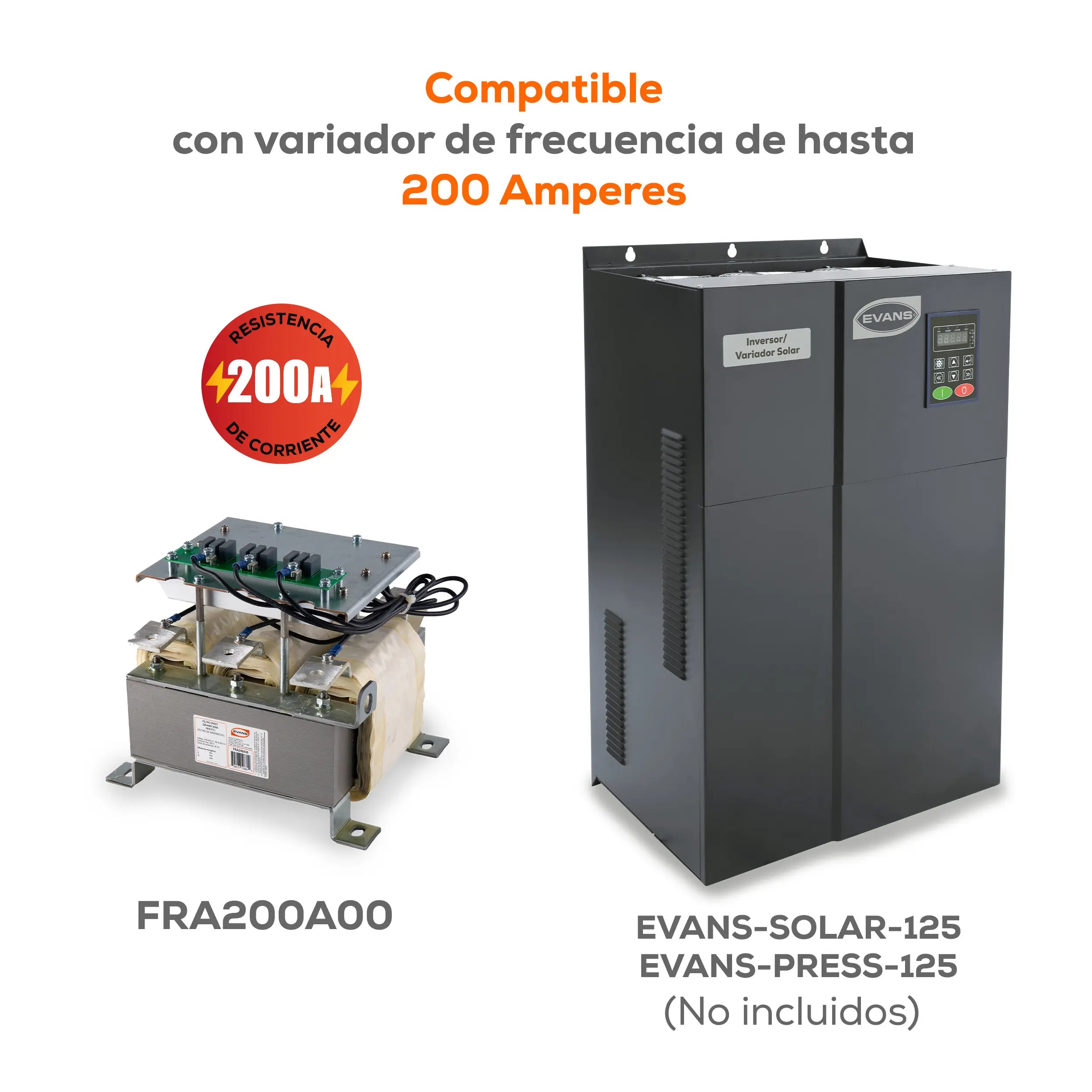 Filtro reductor armonicos 200A Marca EVANS. Modelo: FRA200A00