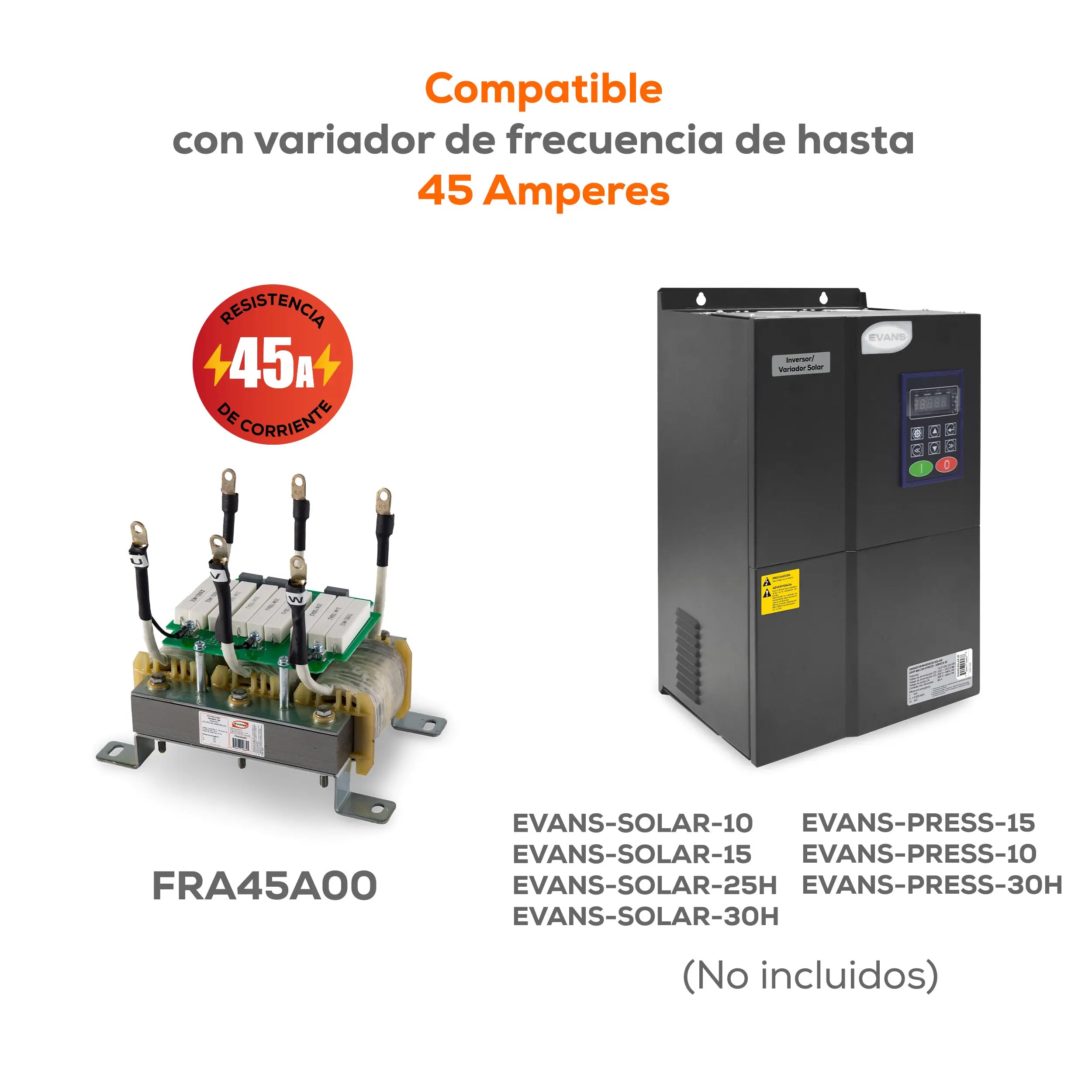 Filtro reductor de armonicos 45A Marca EVANS. Modelo: FRA45A00