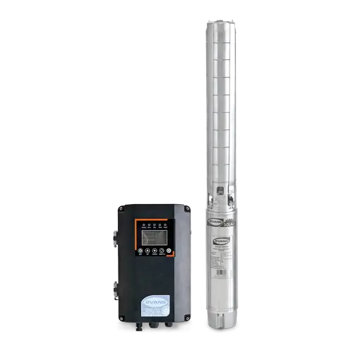 Bomba Solar 5 Hp 250 lpm 90/360 V Marca EVANS. Modelo: SOLAR-MASTER250