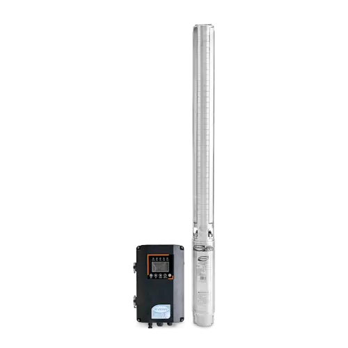 Bomba Solar 5 Hp 60 lpm 90/360 V Marca EVANS. Modelo: SOLAR-MASTER60