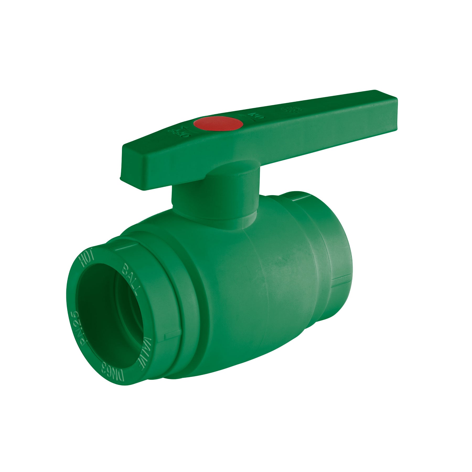 Válvula de esfera PPR, 2' (63mm), FOSET. Modelo: CV-ES-2