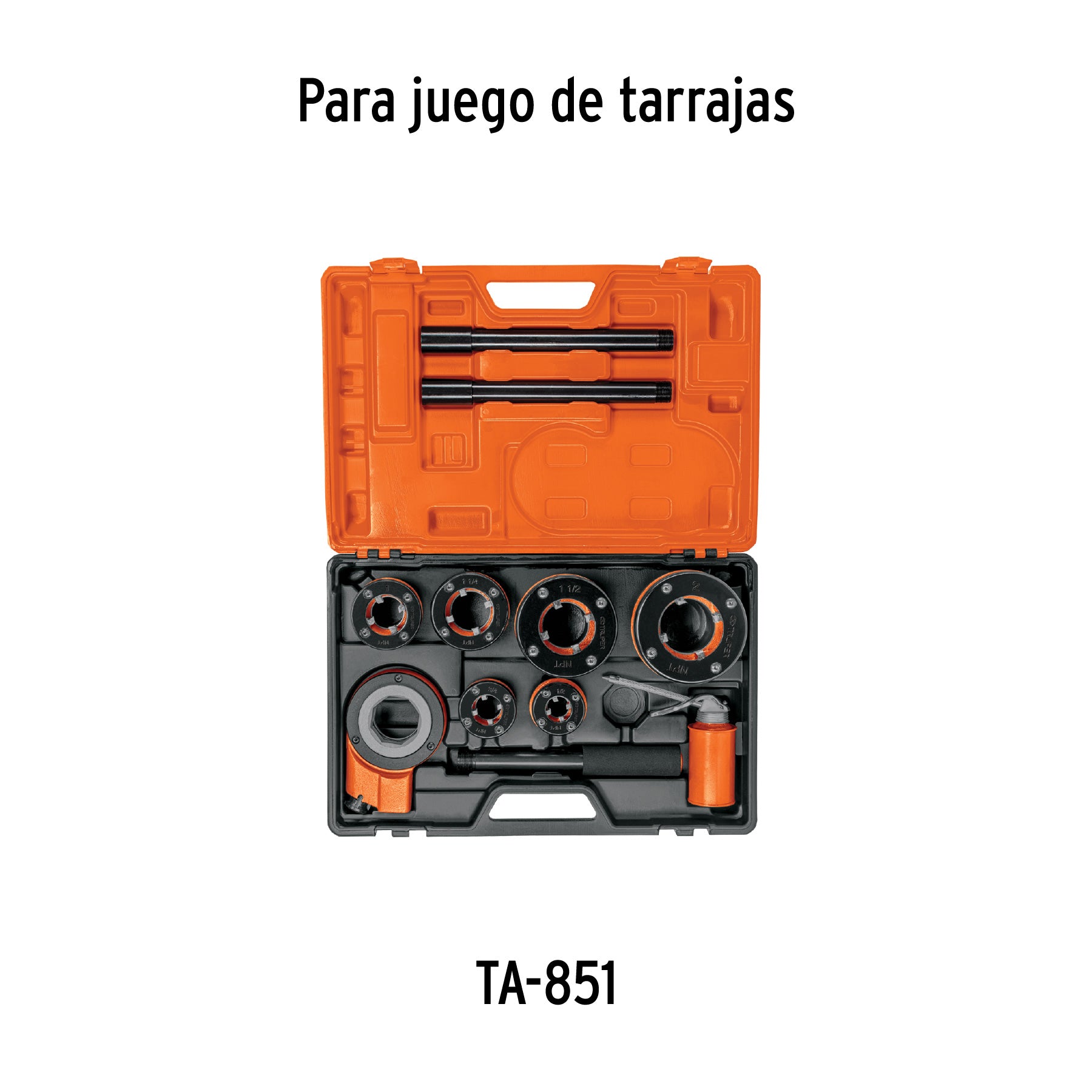 Cabezal para dados TA-851, TRUPER. Modelo: CA-851