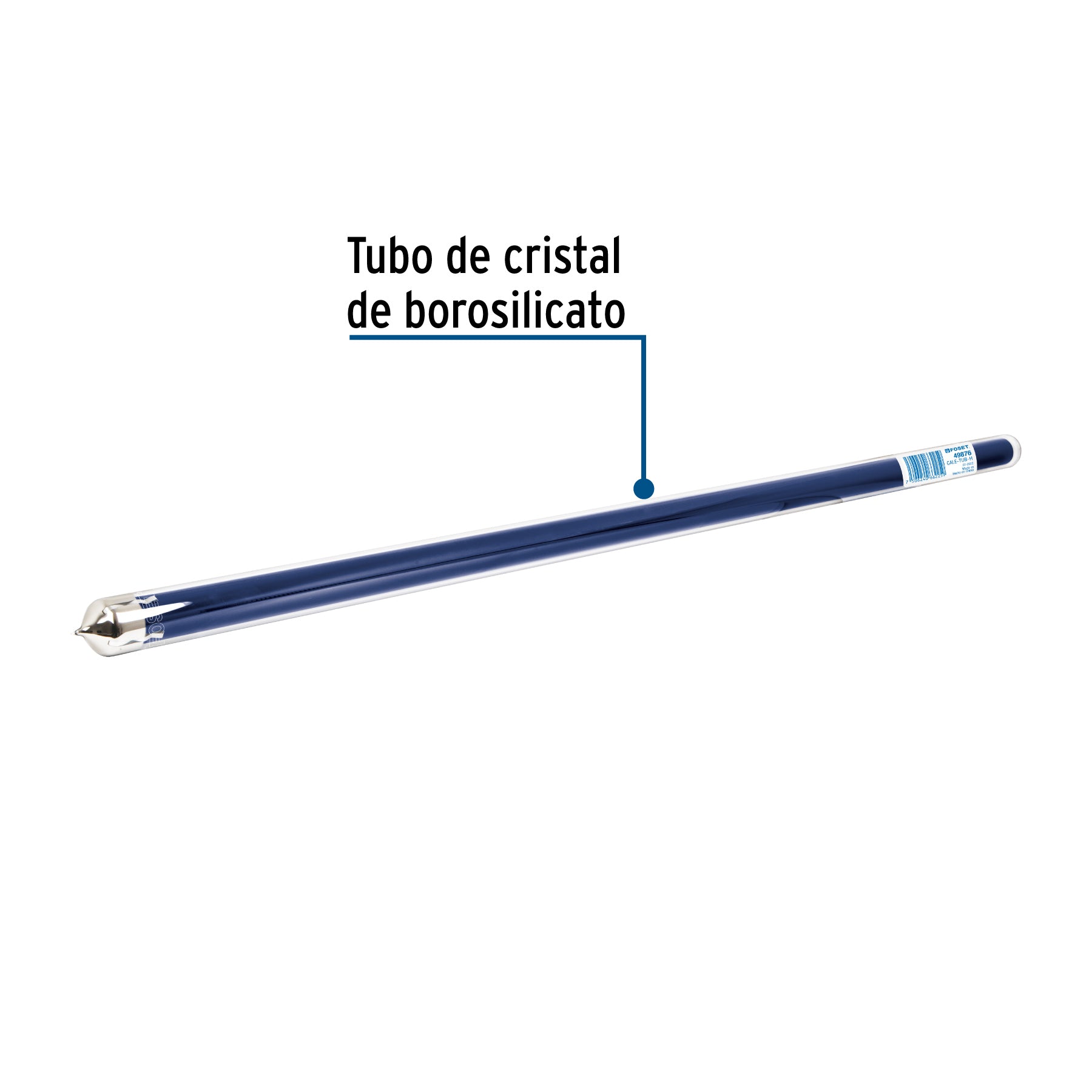Caja c/10 tubos p/calentador solar CALE-10S, FOSET. Modelo: CALE-10S-2