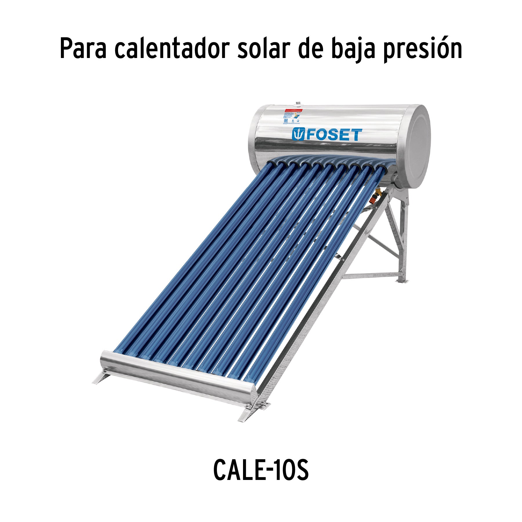 Base para termotanque p/calentador solar CALE-10S, FOSET. Modelo: CALE-10S-3