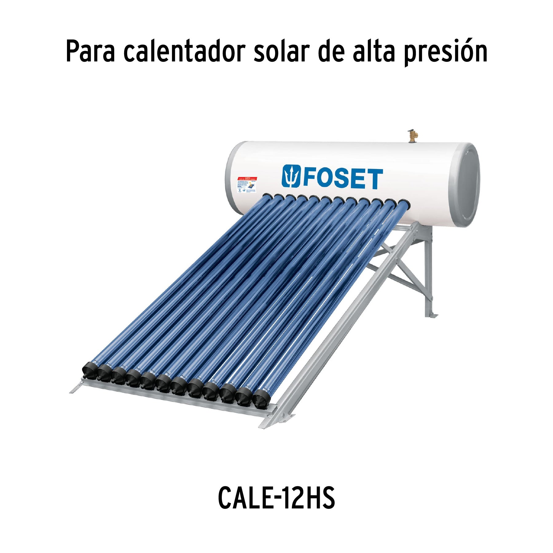 Caja c/12 tubos HeatPipe p/calentador solar CALE-12HS, FOSET. Modelo: CALE-12HS-2
