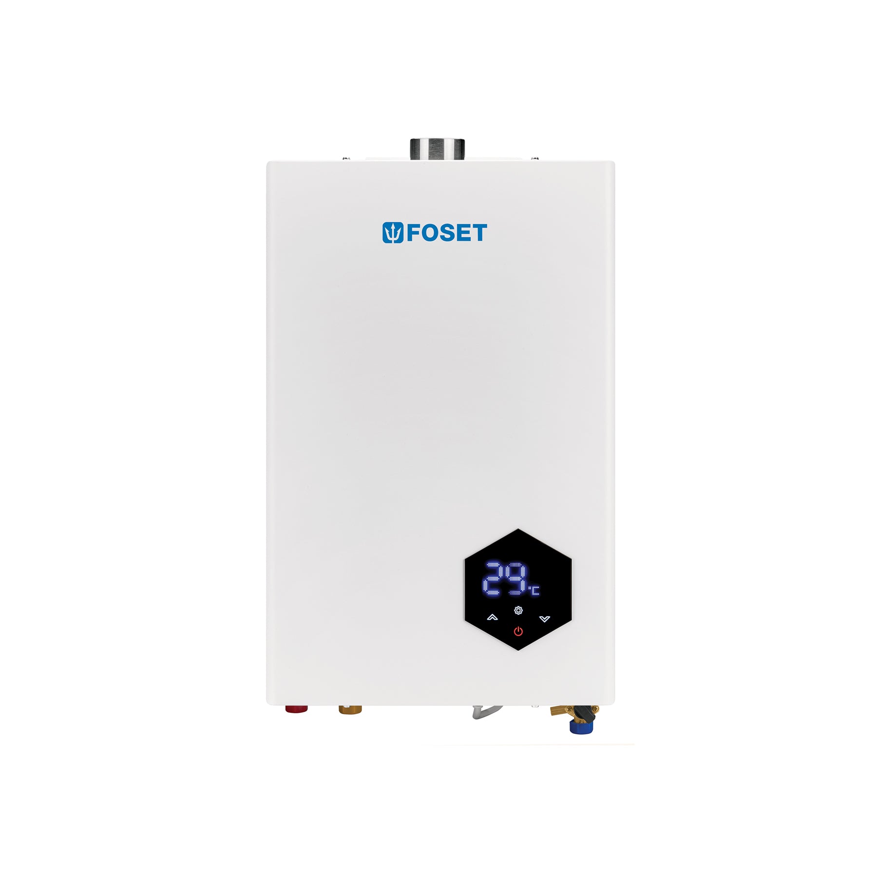 Calentador instantáneo modulante, 16L, 3 serv, gas LP, FOSET. Modelo: CALE-16IM