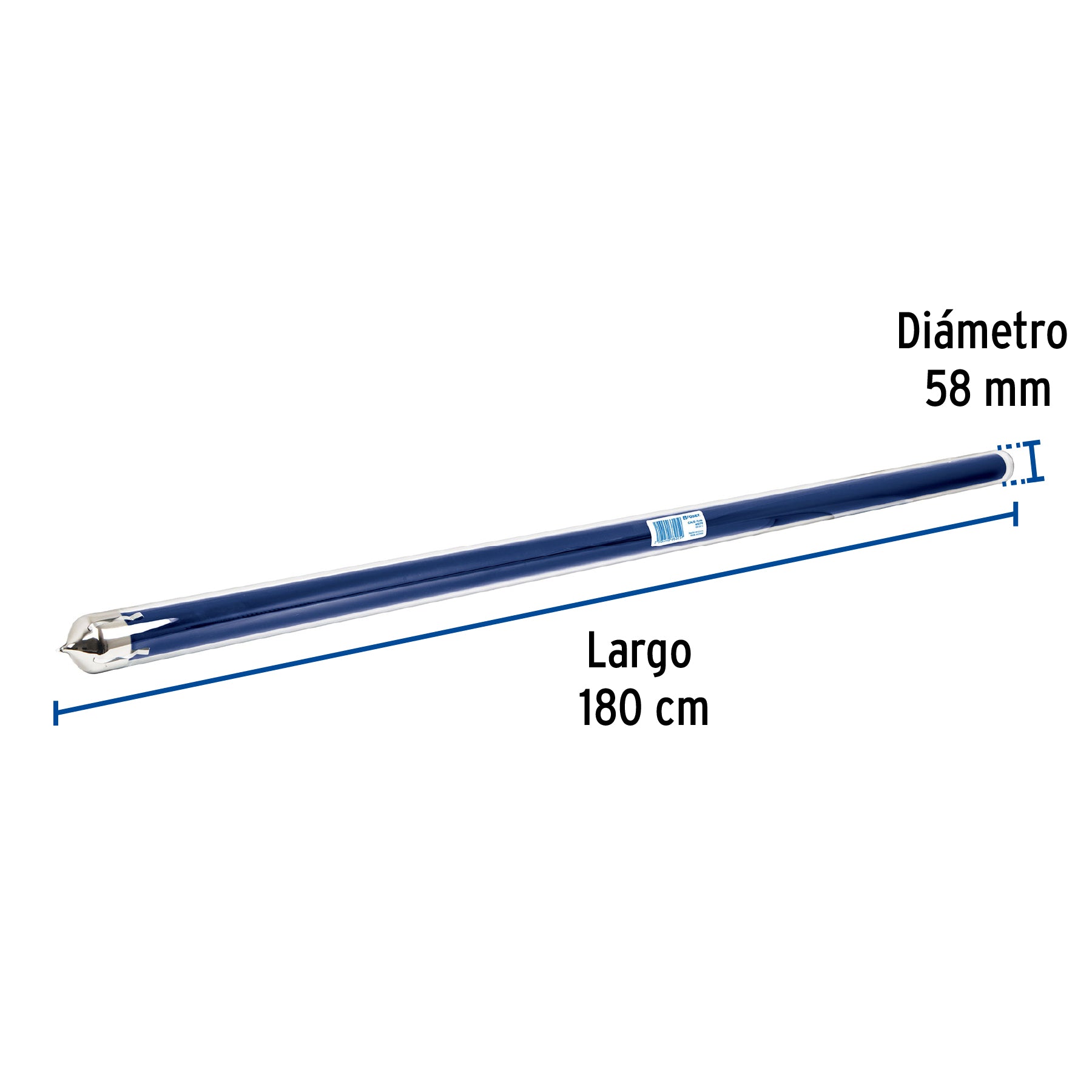 Caja c/10 tubos p/calentador solar CALE-20S, 2 de 2, FOSET. Modelo: CALE-20S-3