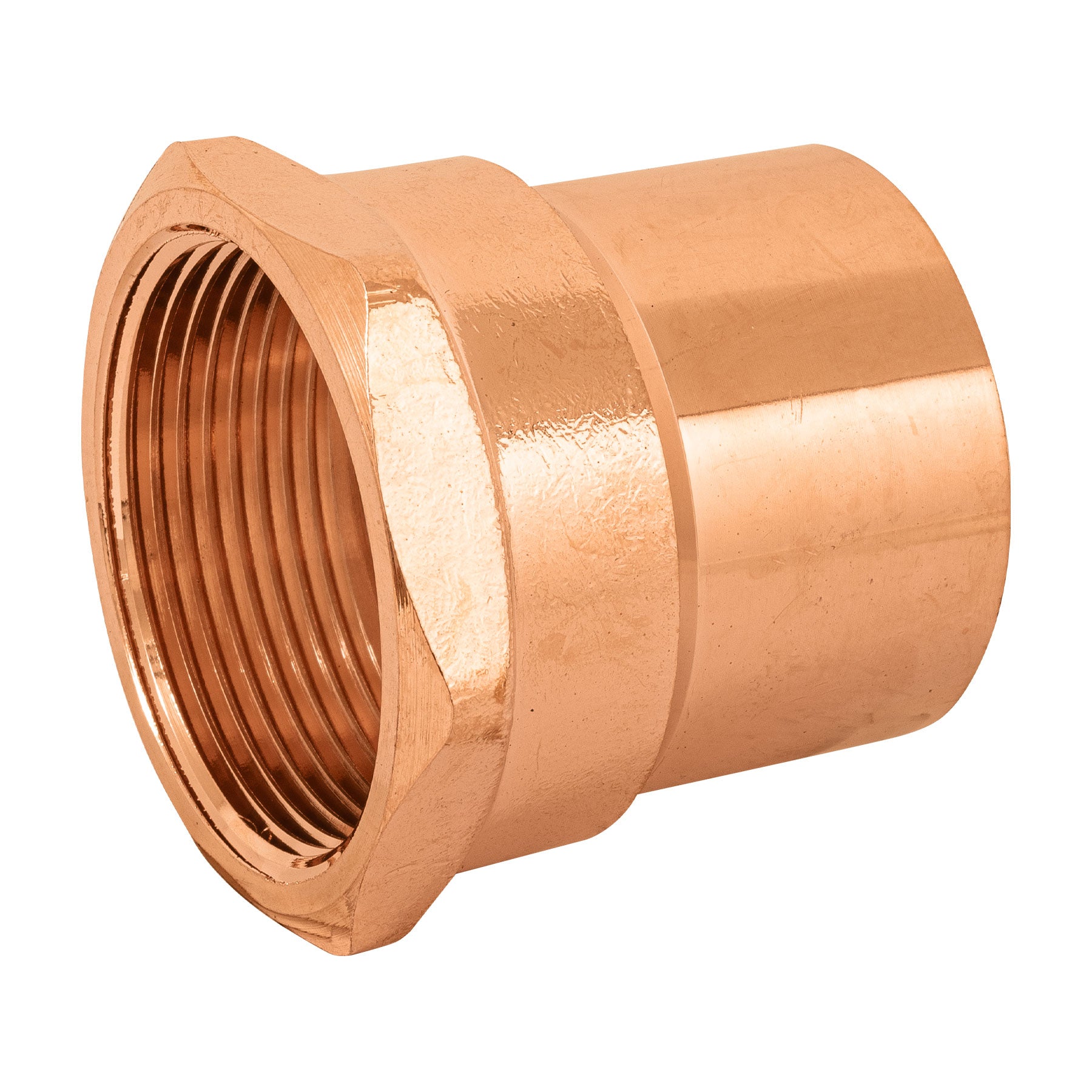 Conector de cobre, rosca interior 1-1/2', FOSET. Modelo: CC-605