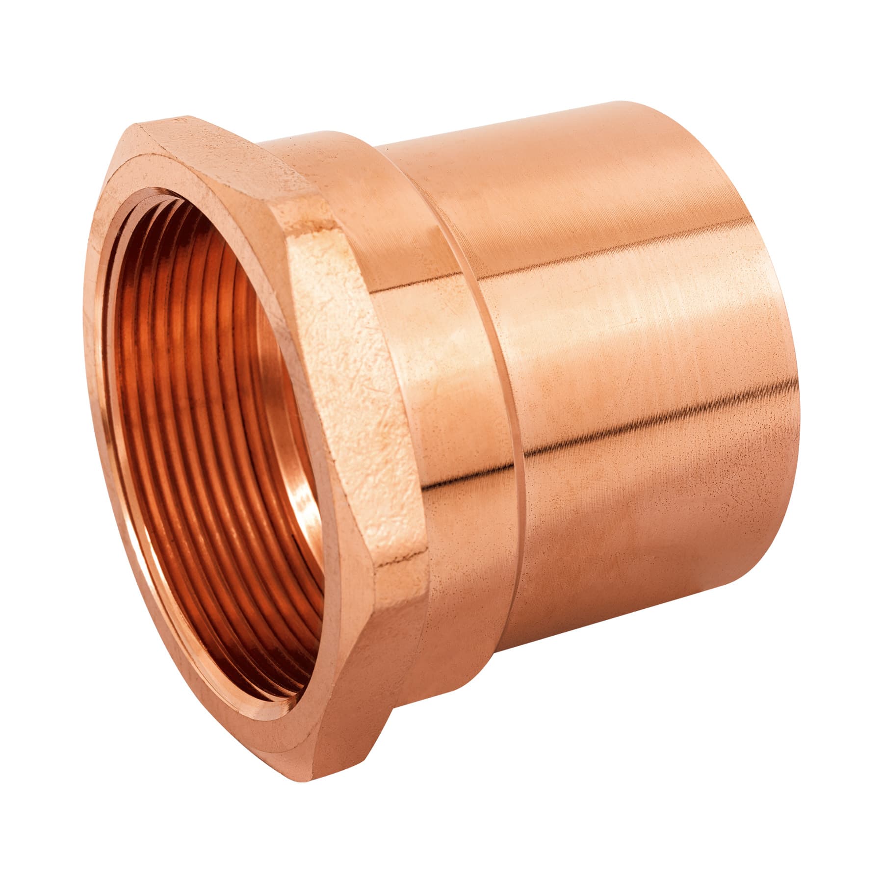 Conector de cobre, rosca interior 2', FOSET. Modelo: CC-606