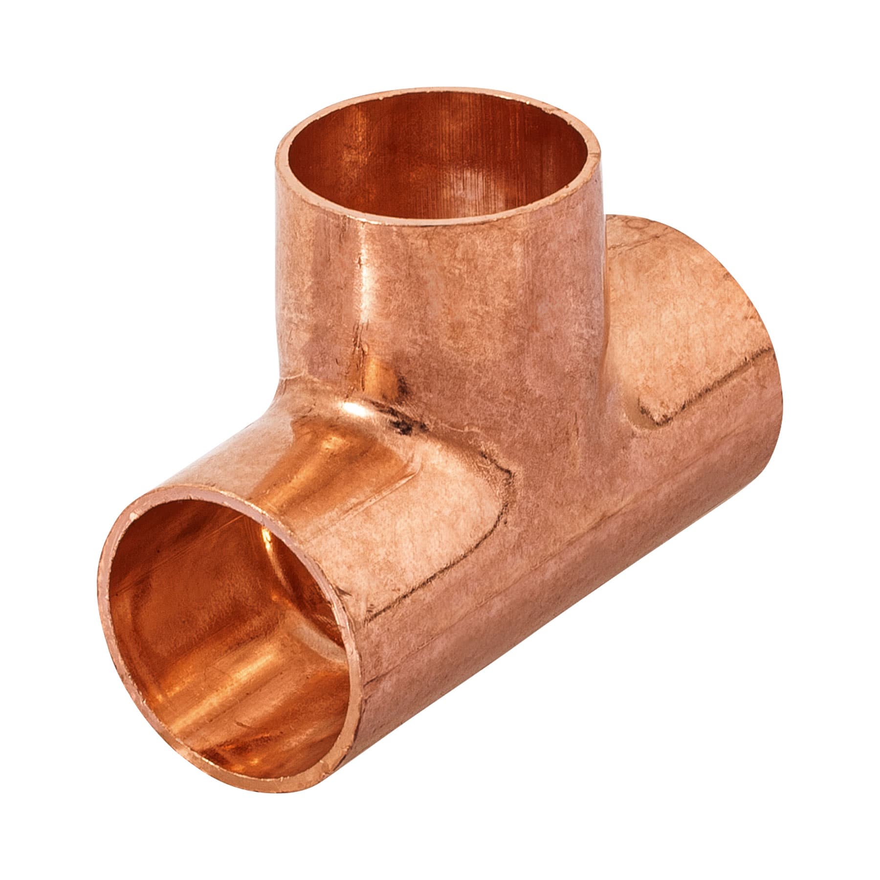 Tee sencilla de cobre 1', FOSET. Modelo: CC-763