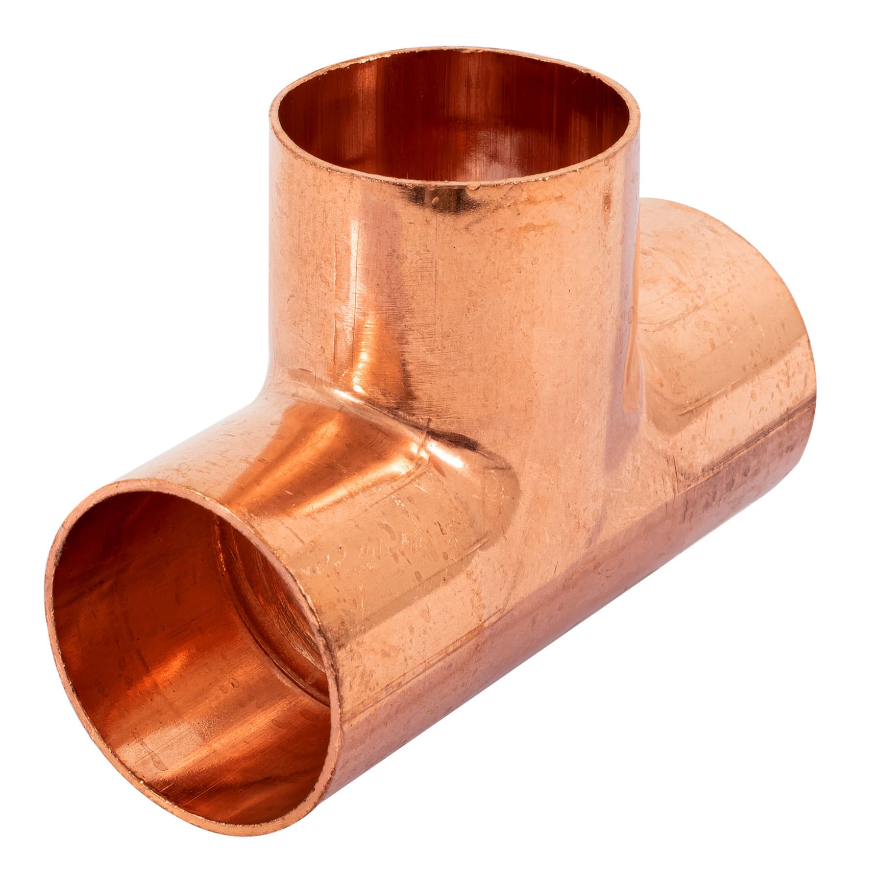 Tee sencilla de cobre 1-1/4', FOSET. Modelo: CC-764