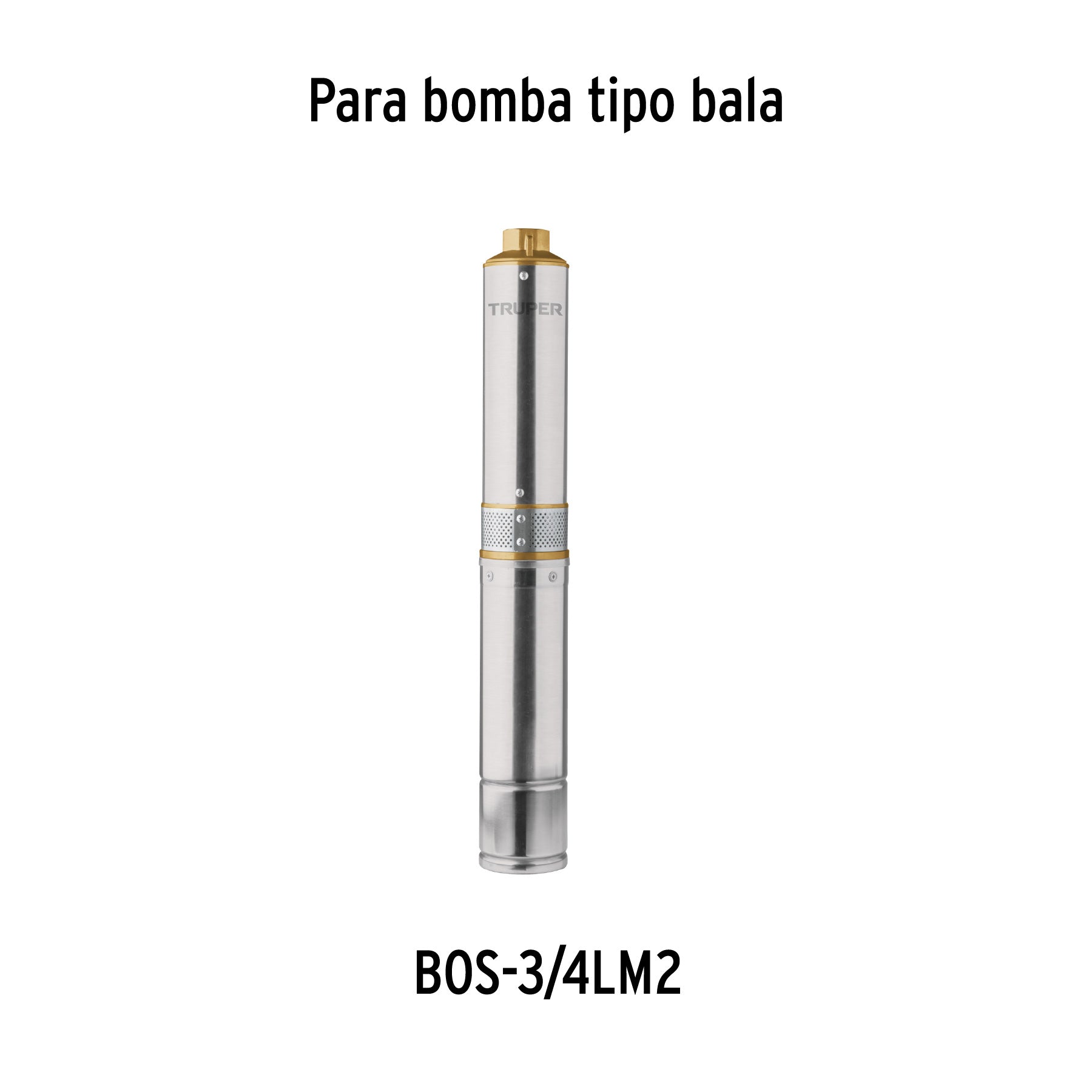 Caja de control para bomba tipo bala 3/4 HP, TRUPER. Modelo: CE-BOS-3/4LM2
