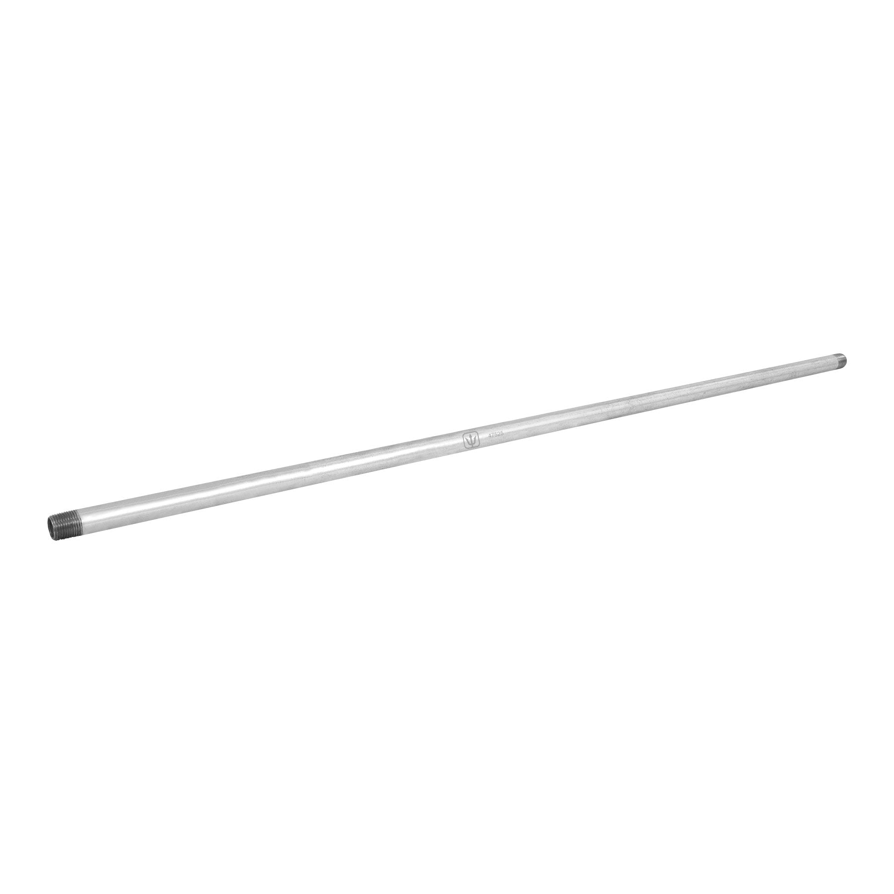 Niple de acero galvanizado 1/2' x 40', FOSET. Modelo: CG-410