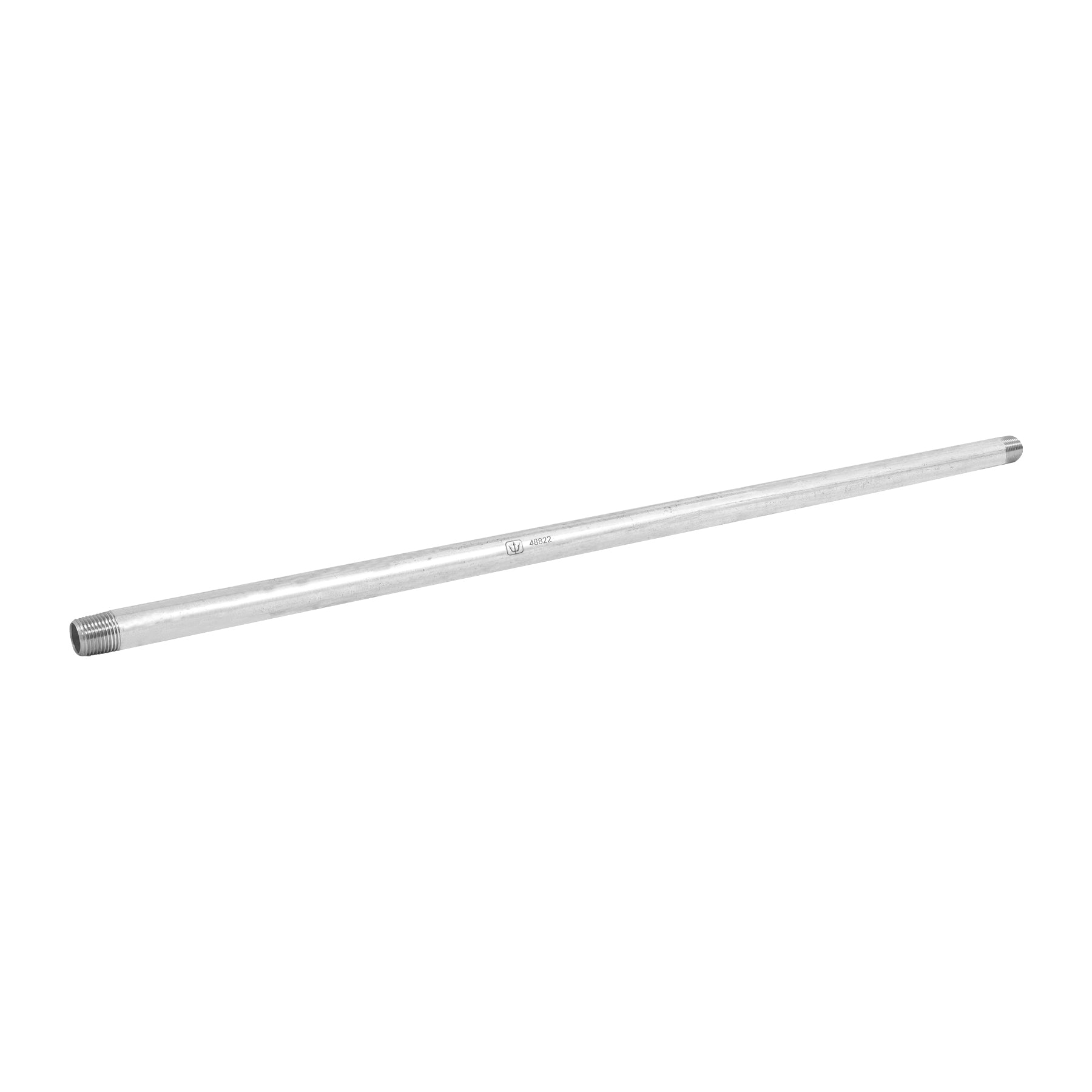 Niple de acero galvanizado 1/2 x 27', FOSET. Modelo: CG-423