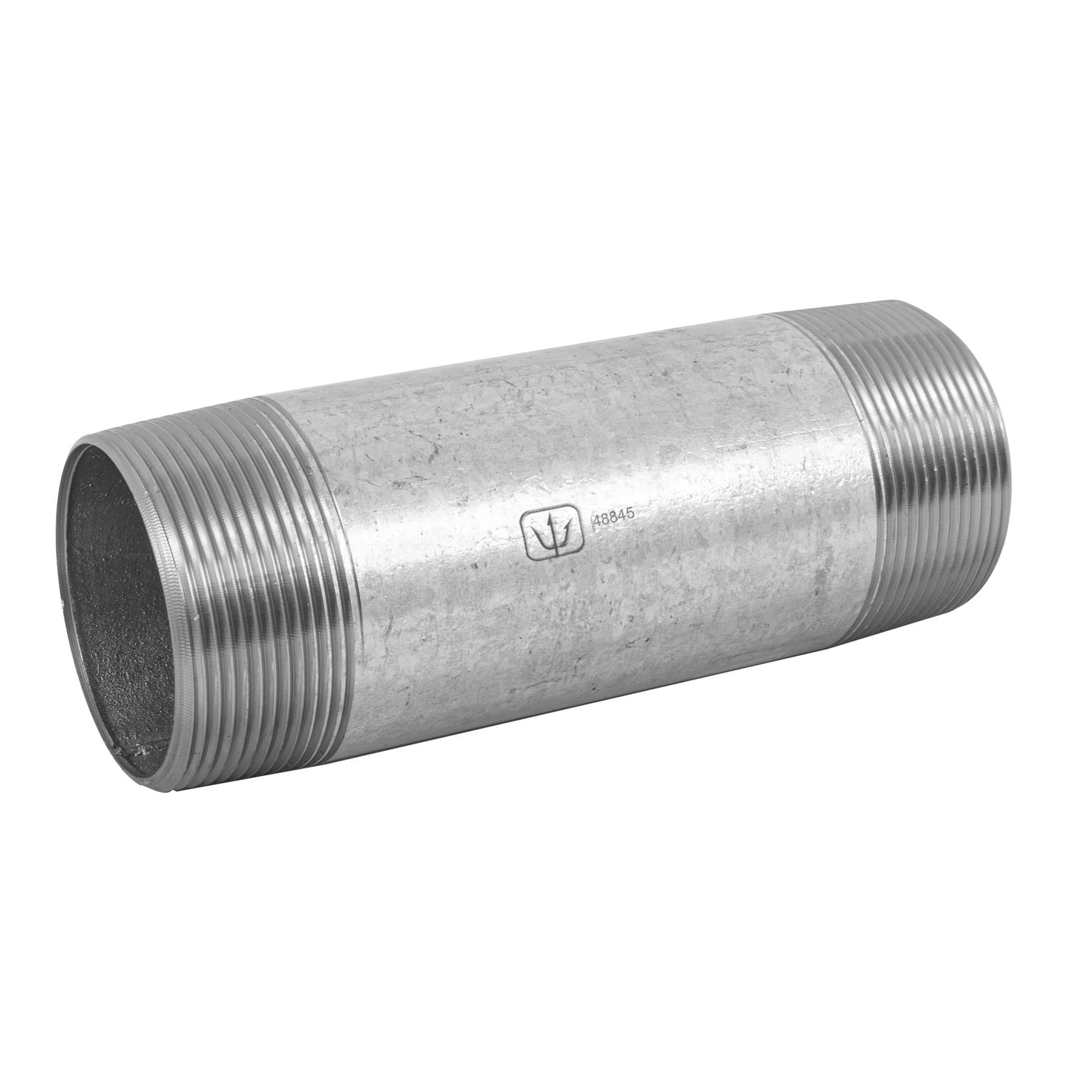 Niple de acero galvanizado 2 x 8', FOSET. Modelo: CG-446