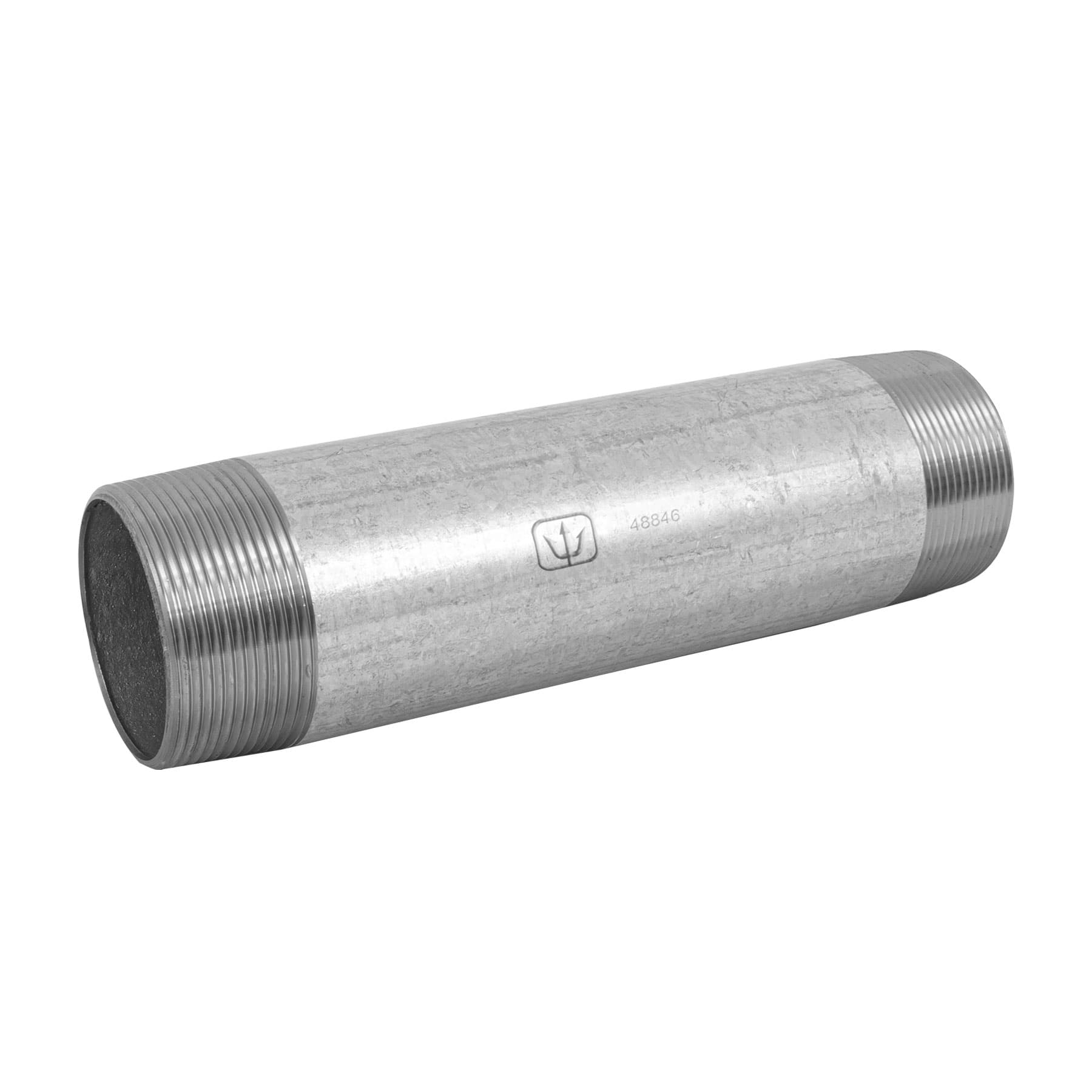Niple de acero galvanizado 2 x 10', FOSET. Modelo: CG-447