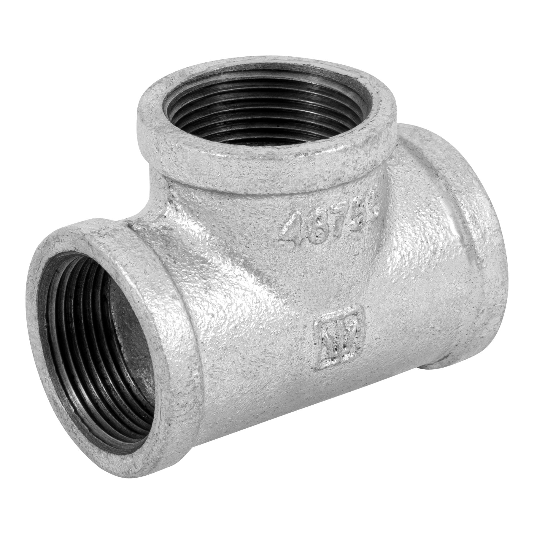 Tee sencilla 1-1/4' acero galvanizado, FOSET. Modelo: CG-704