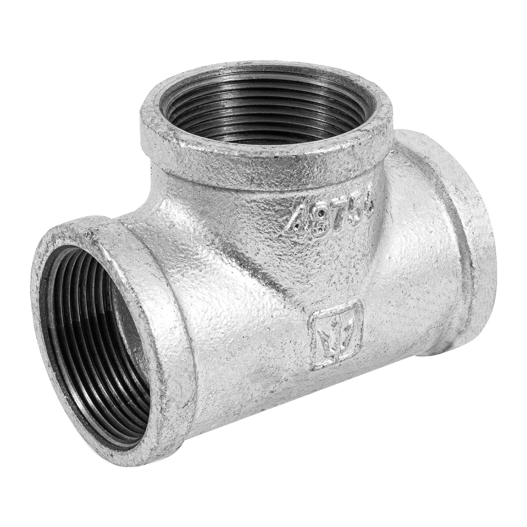 Tee sencilla 1-1/2' acero galvanizado, FOSET. Modelo: CG-705
