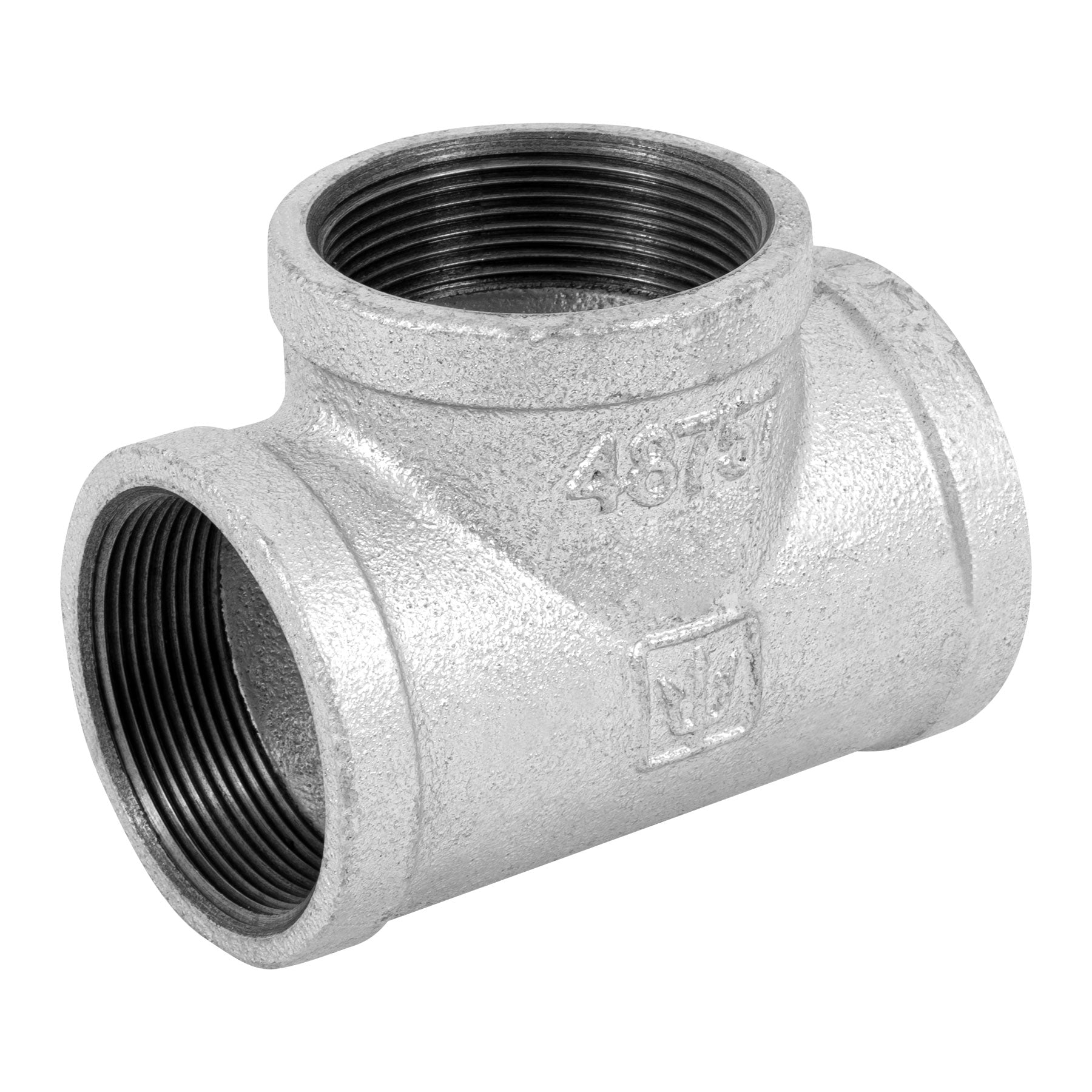 Tee sencilla 2' acero galvanizado, FOSET. Modelo: CG-706