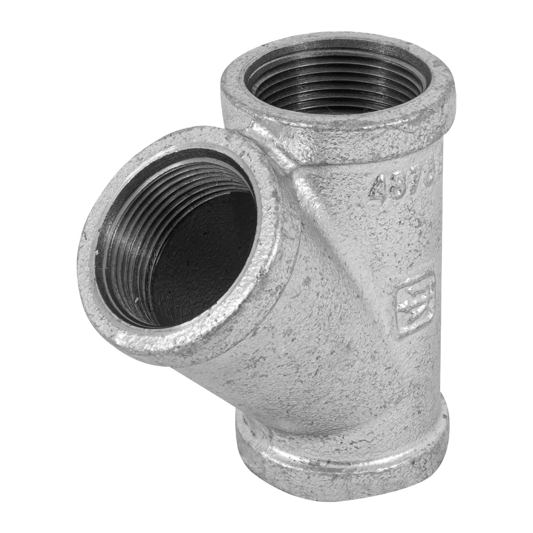 Yee sencilla 1-1/4' acero galvanizado, FOSET. Modelo: CG-804