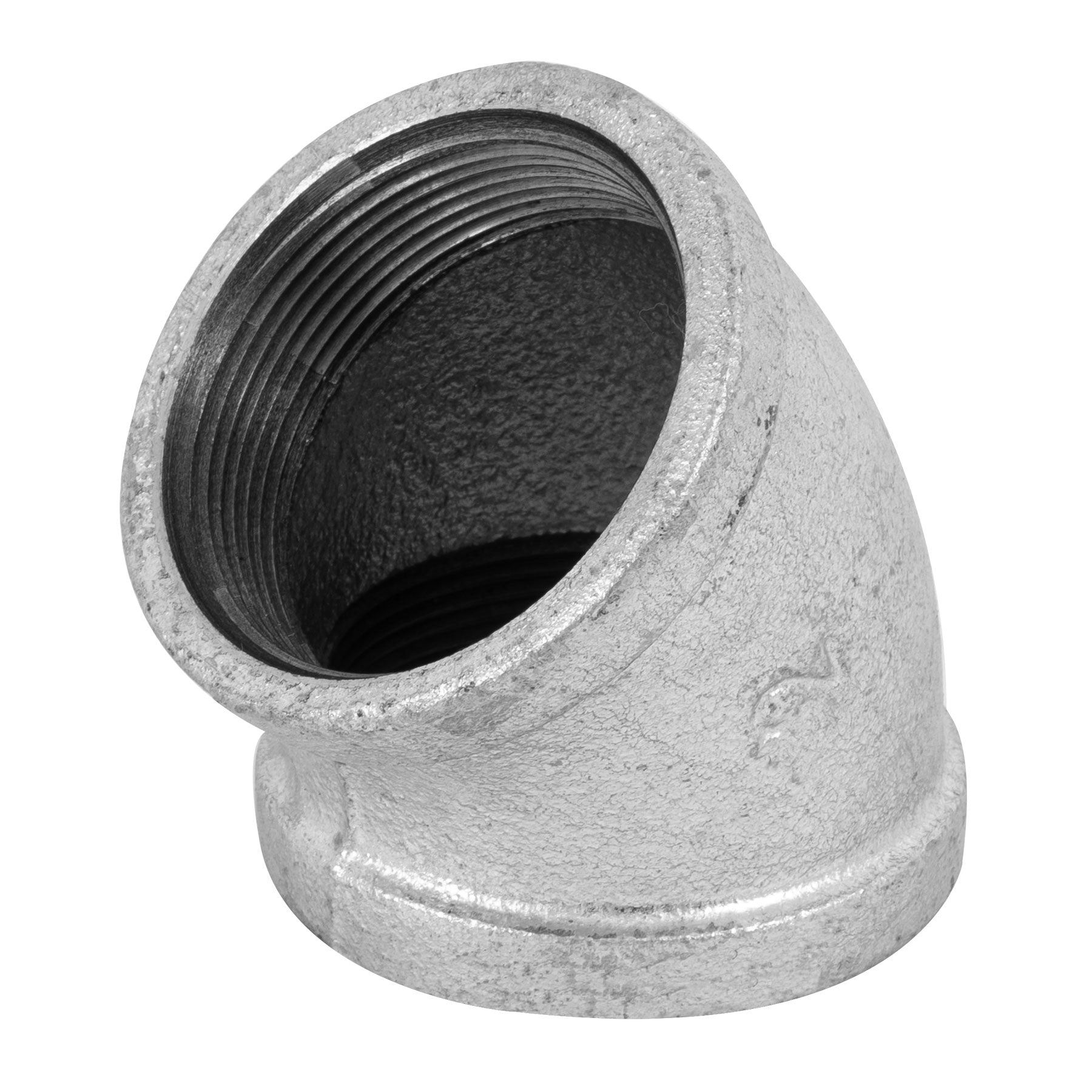Codo 45° acero galvanizado de 2', FOSET. Modelo: CG-866