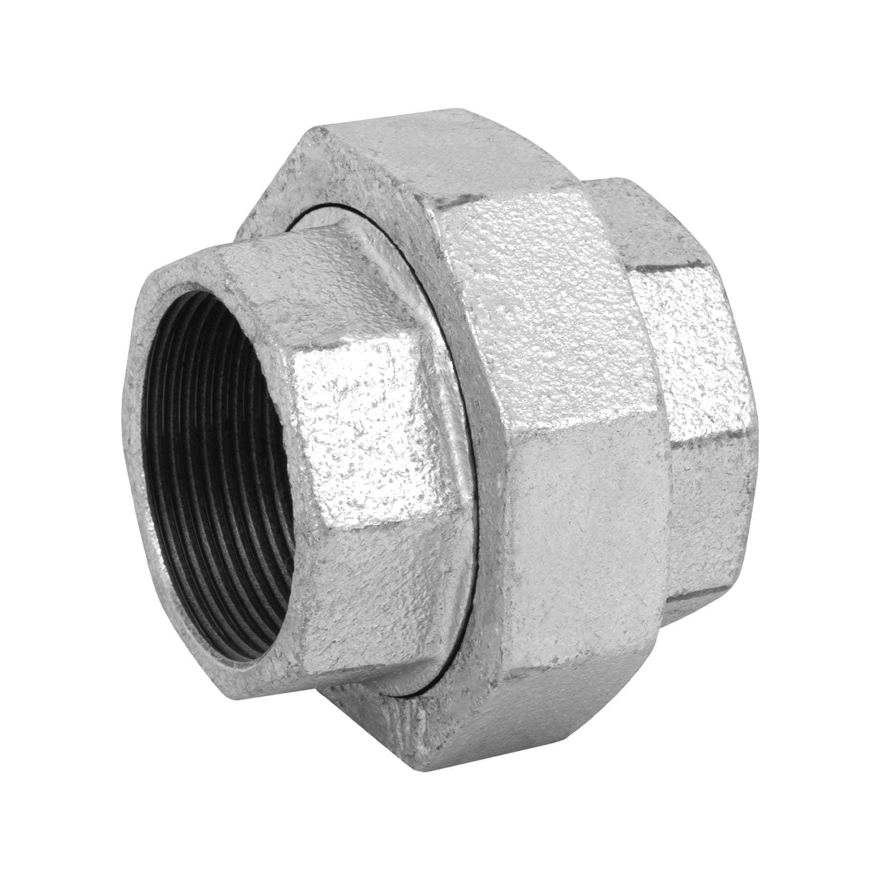 Tuerca unión 1-1/2' acero galvanizado, FOSET. Modelo: CG-975