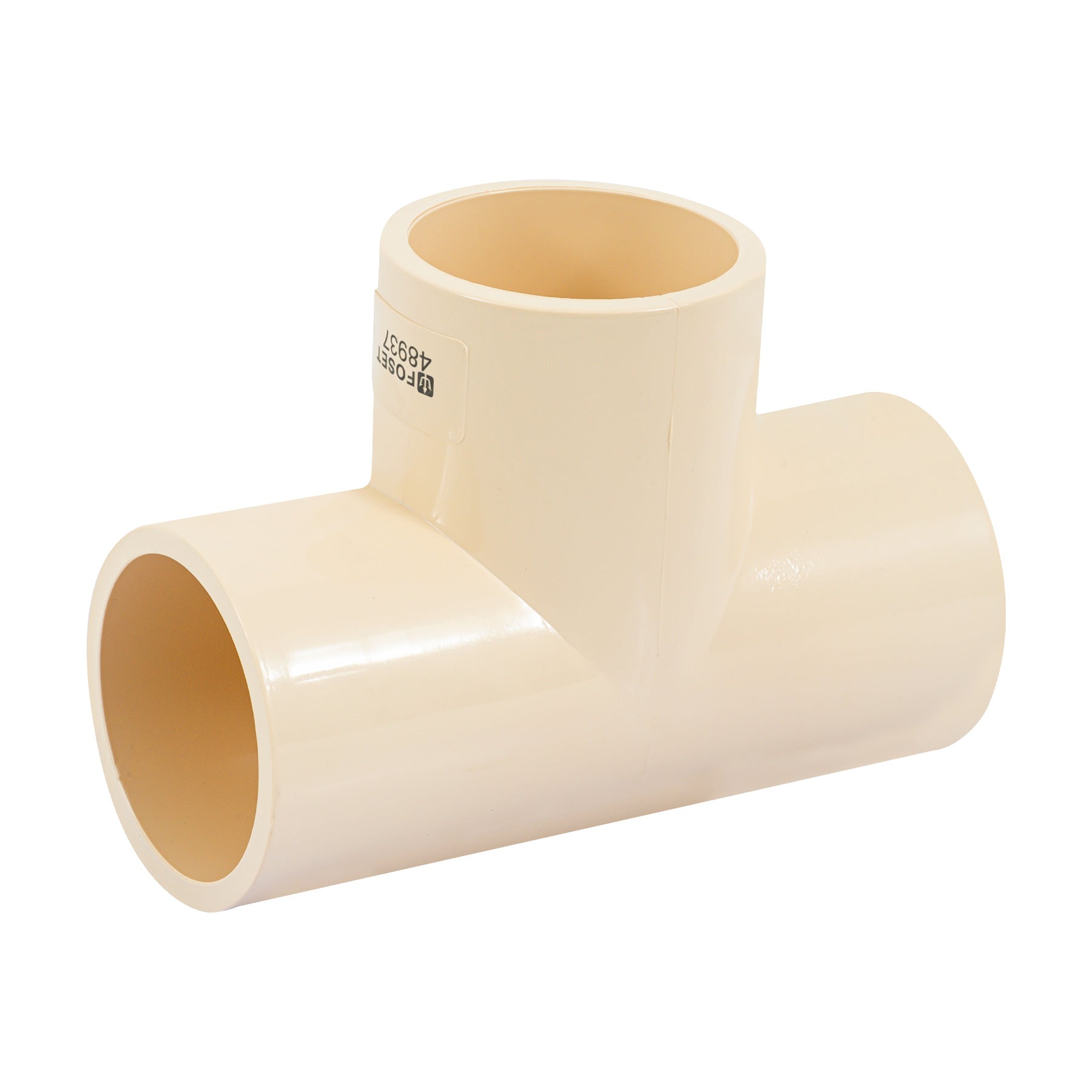 Tee sencilla de CPVC de 2', FOSET. Modelo: CPVC-766