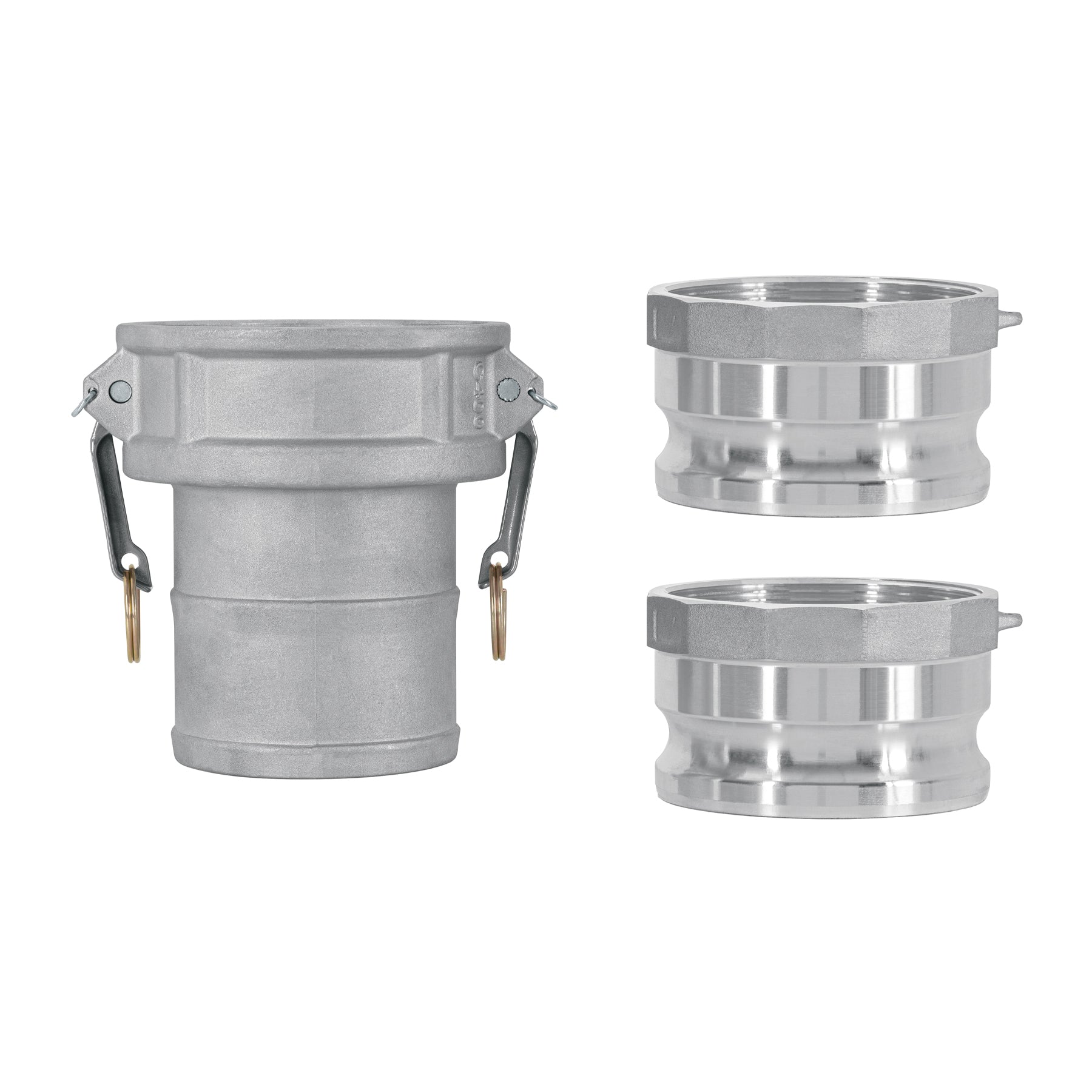 Juego de conexiones rápidas para manguera 4' para motobomba. Modelo: CRM-4