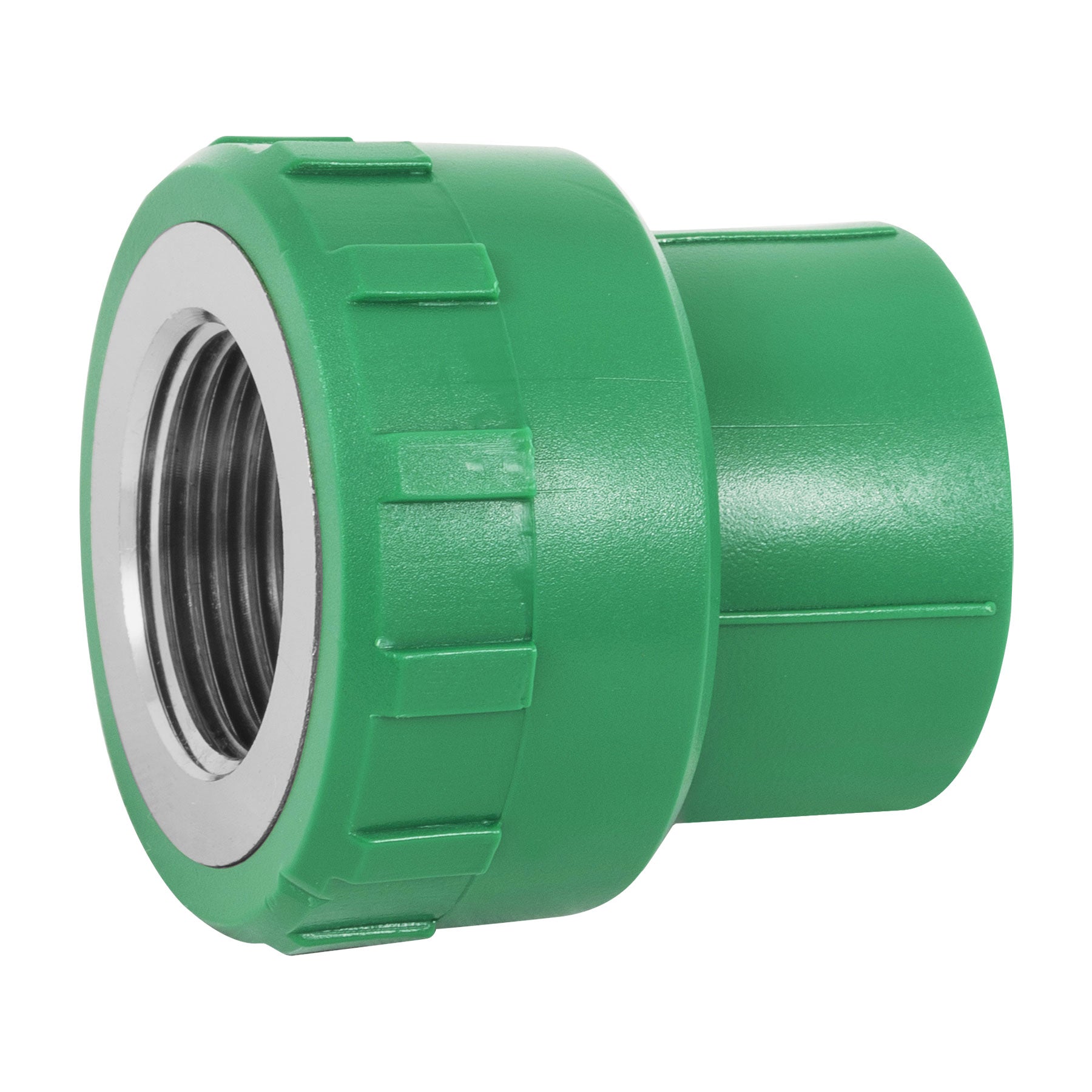 Adaptador PPR 1' hembra con inserto metálico, FOSET. Modelo: CV-603
