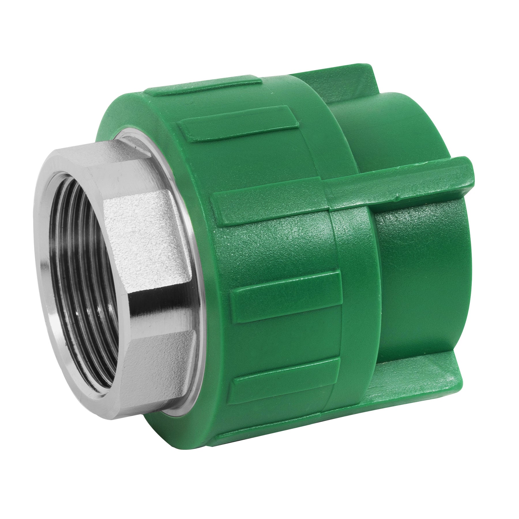Adaptador PPR 1-1/4' hembra con inserto metálico, FOSET. Modelo: CV-604