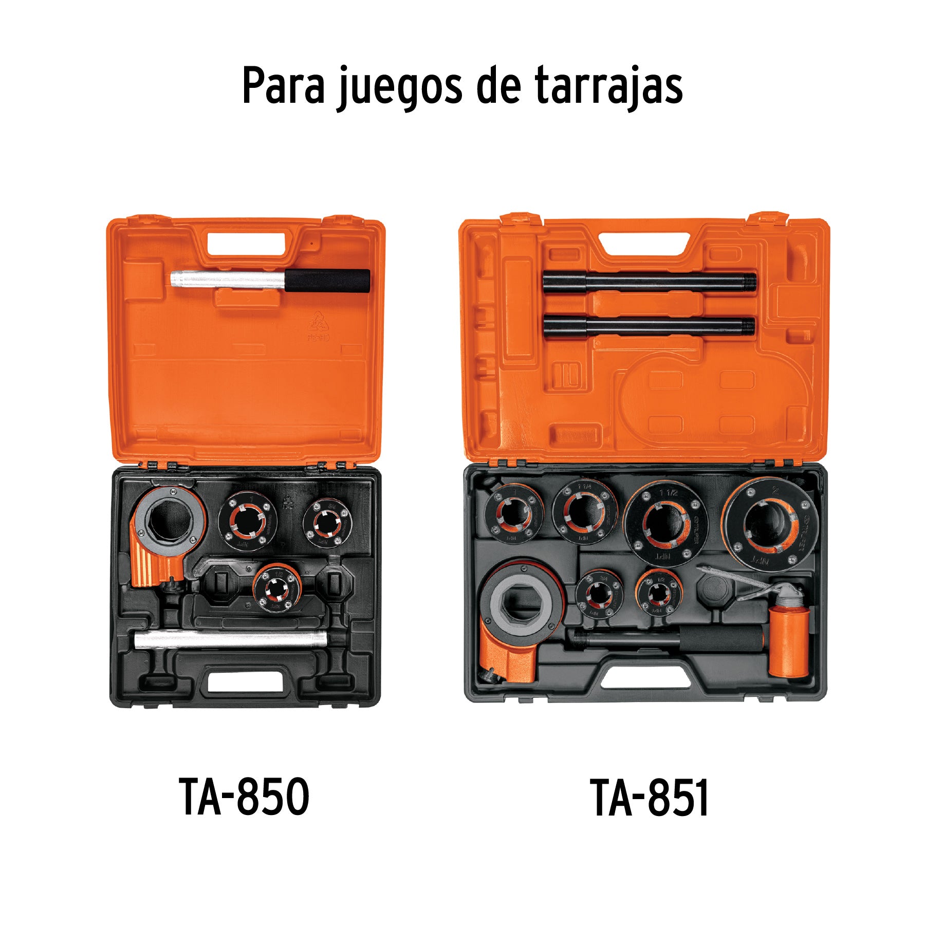 Dado 1' para tarrajas TA-850 y TA-851, TRUPER. Modelo: D-850-1