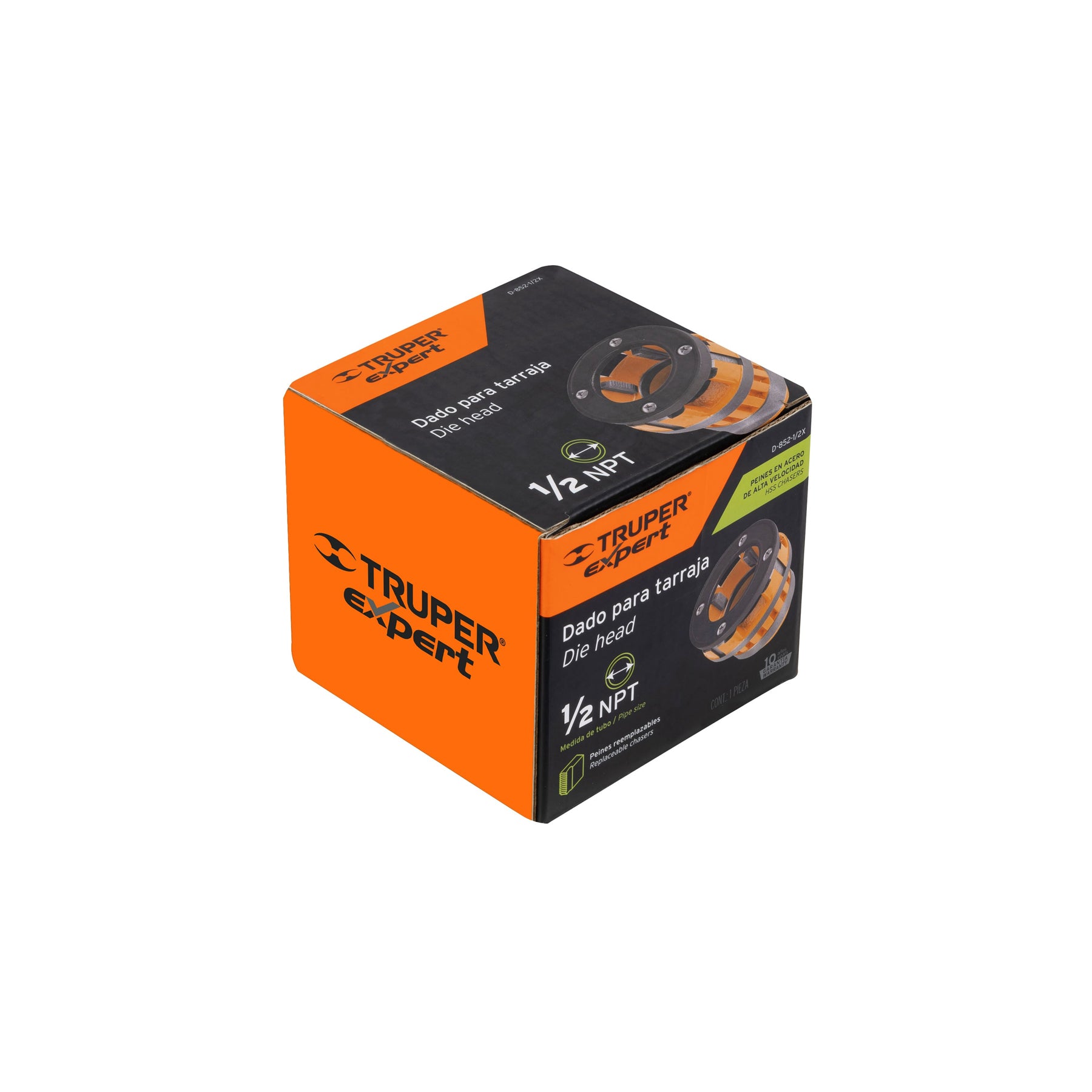 Dado de 1/2' para tarrajas T-852X, TRUPER EXPERT. Modelo: D-852-1/2X