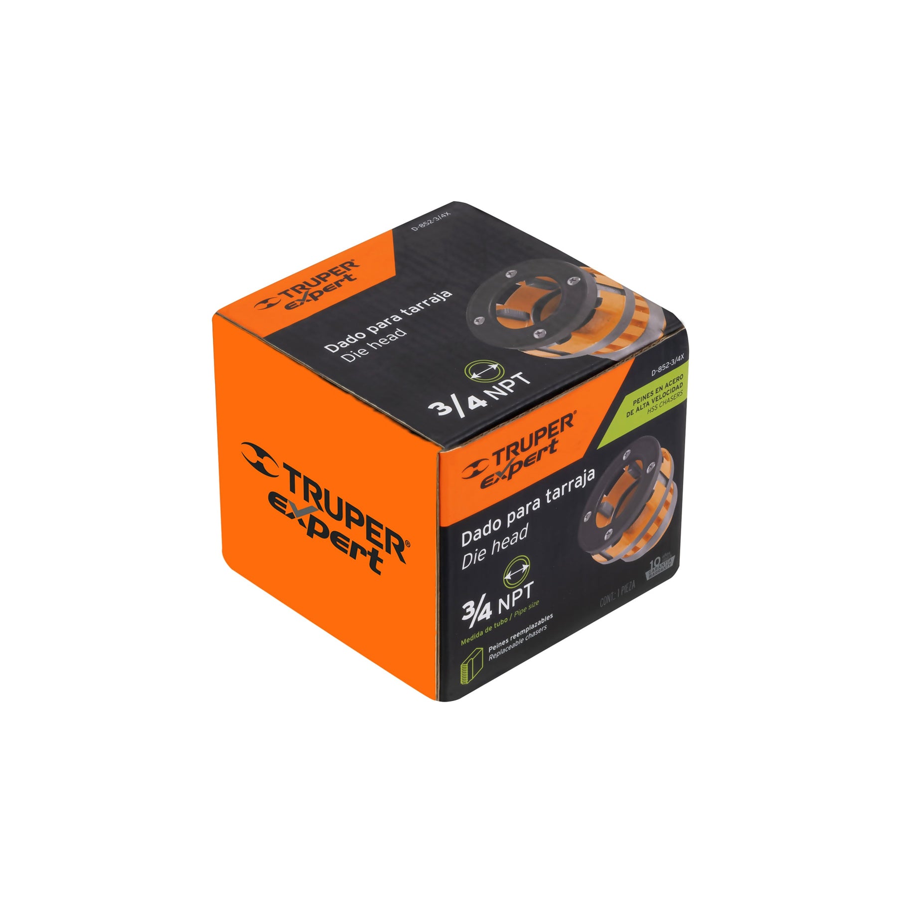 Dado de 3/4' para tarrajas T-852X, TRUPER EXPERT. Modelo: D-852-3/4X