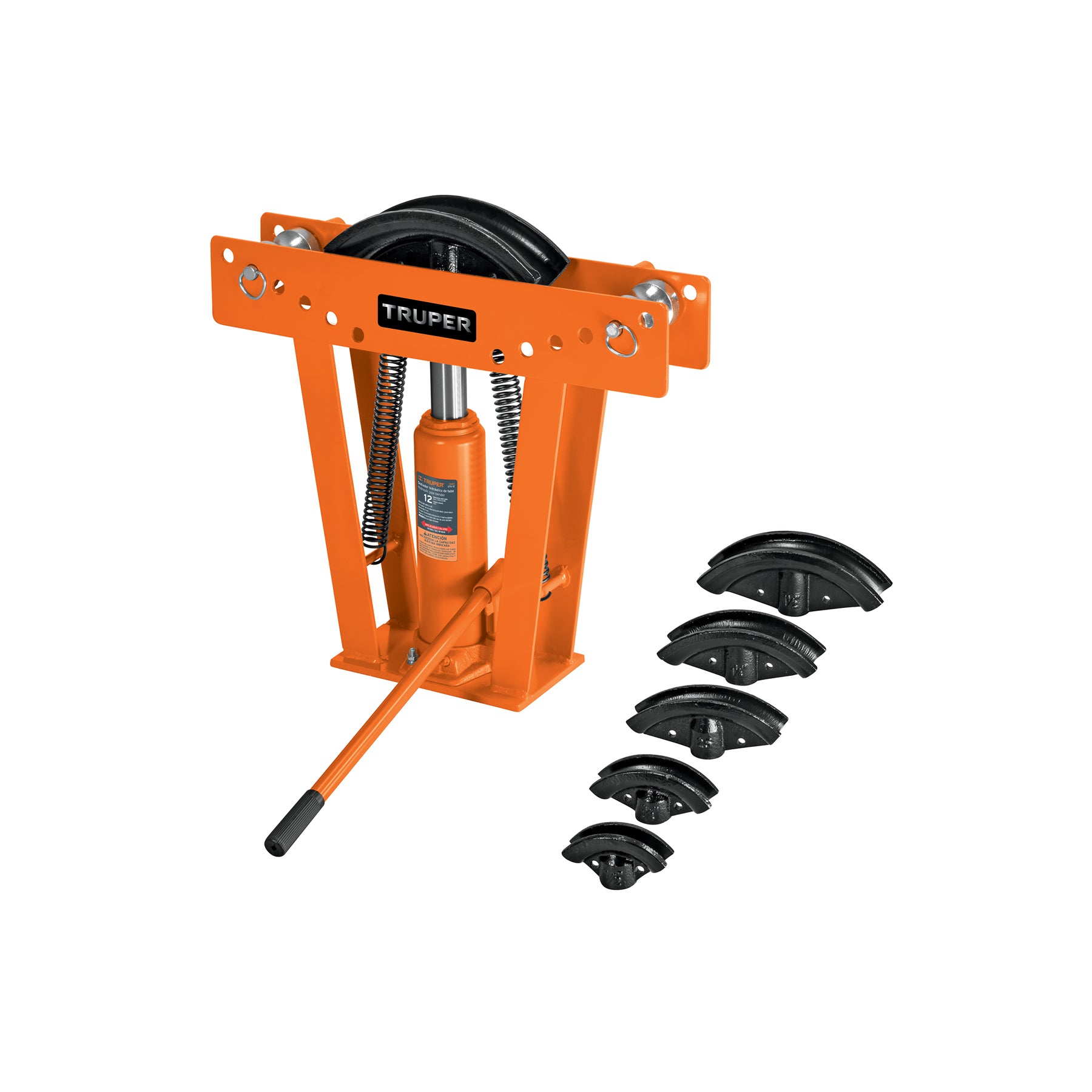 Doblador hidráulico para tubo, 12 ton, TRUPER. Modelo: DTH-12