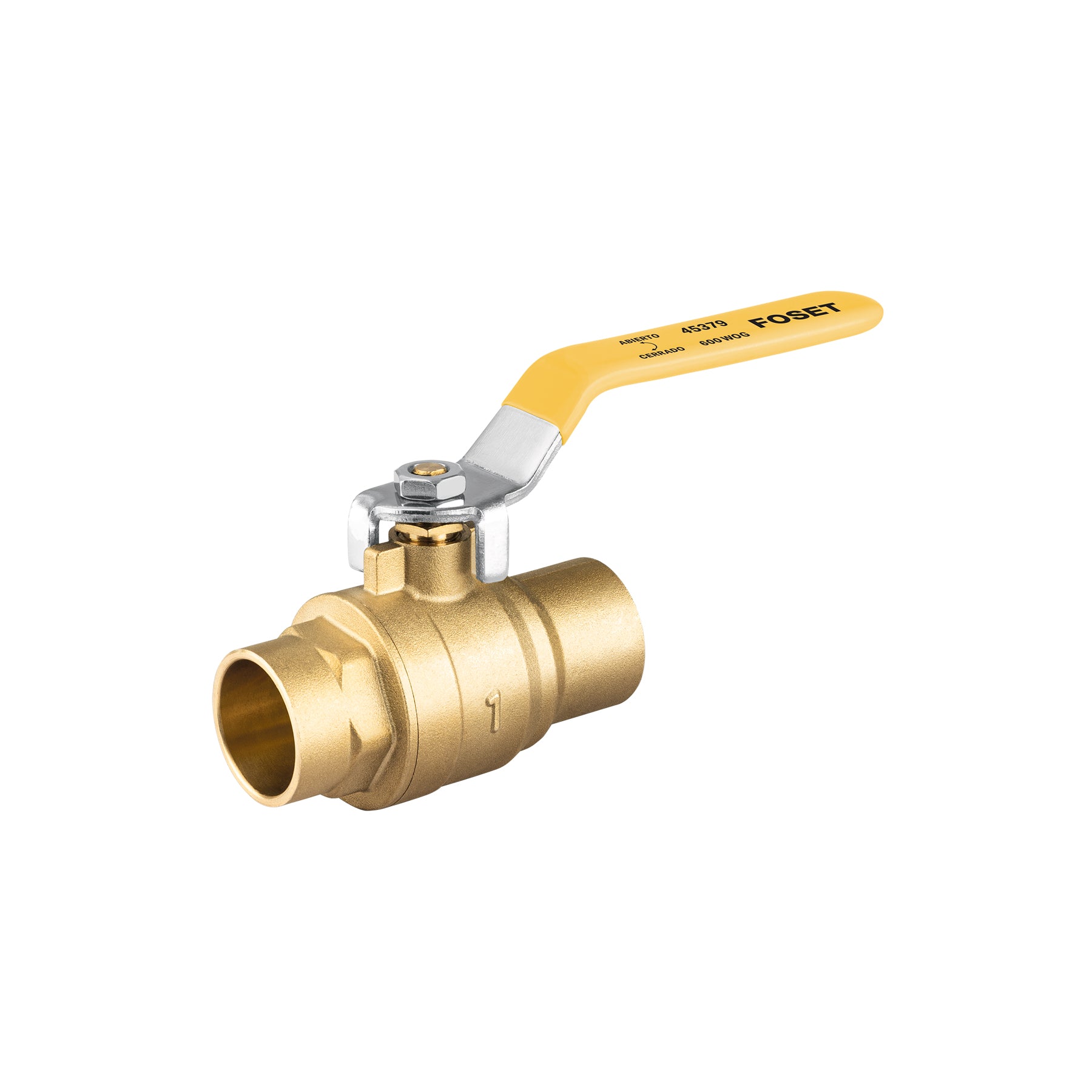 Válvula de esfera para gas, soldable, 1', alta presión. Modelo: ESSO-1XA