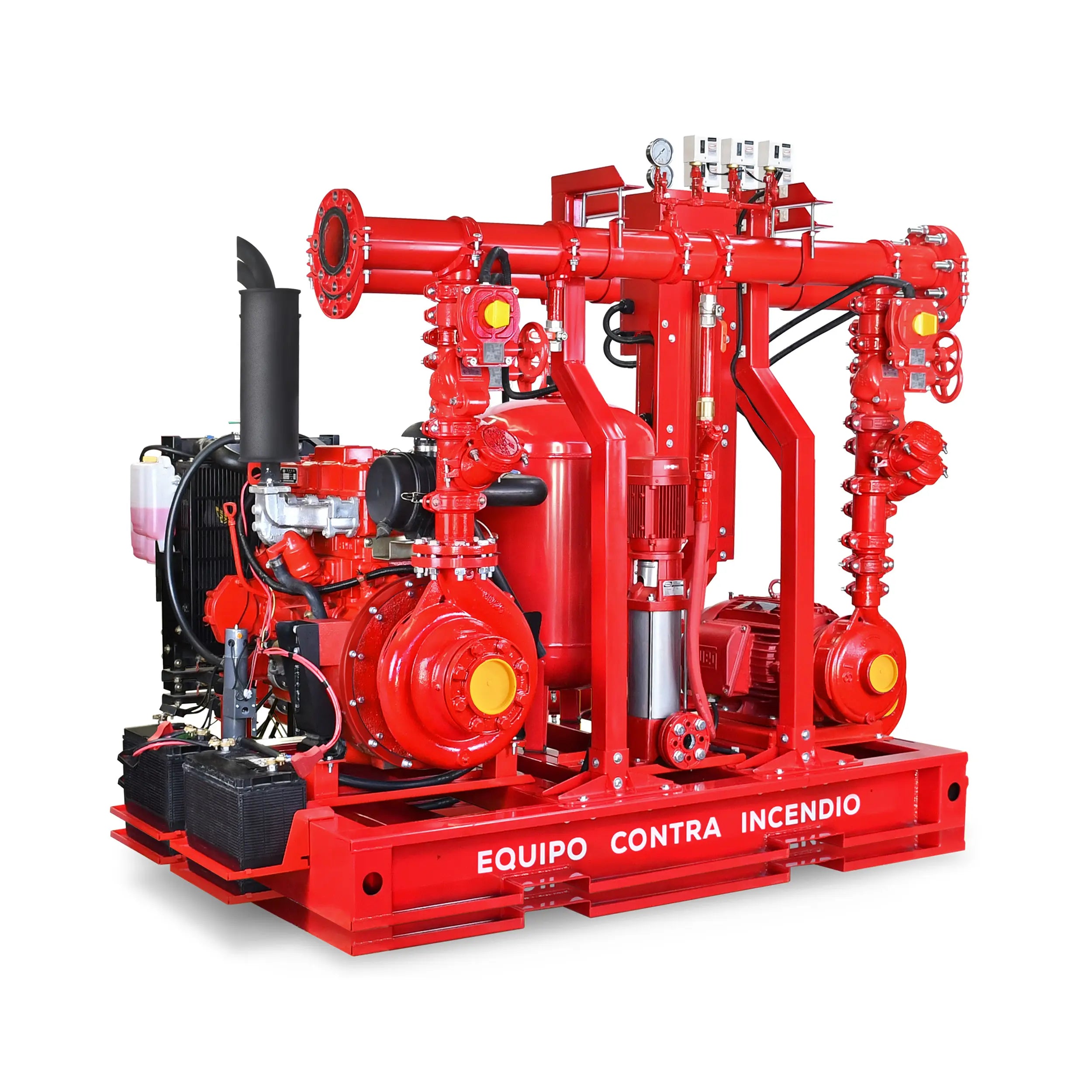 Equipo contra incendio 45+20 HP 440 V Marca EVANS. Modelo: EVSI45X20X1.5H