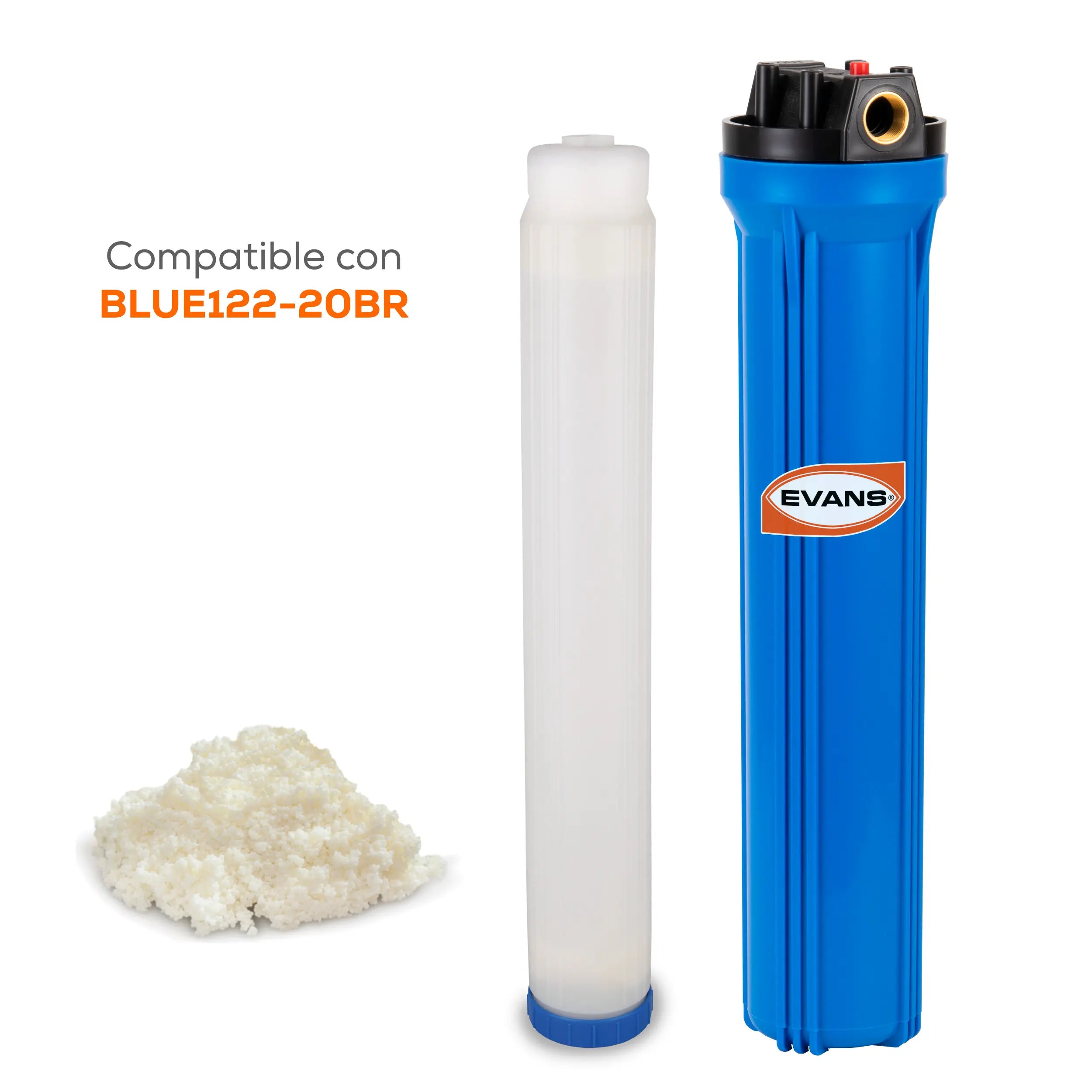 Cartucho ANTI SARRO 2 gpm 8 LPM Marca EVANS. Modelo: ANTI-SARRO-2